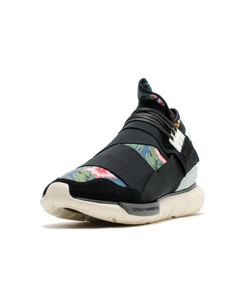 Adidas Black Y-3 Qasa Hi 'Floral' for men