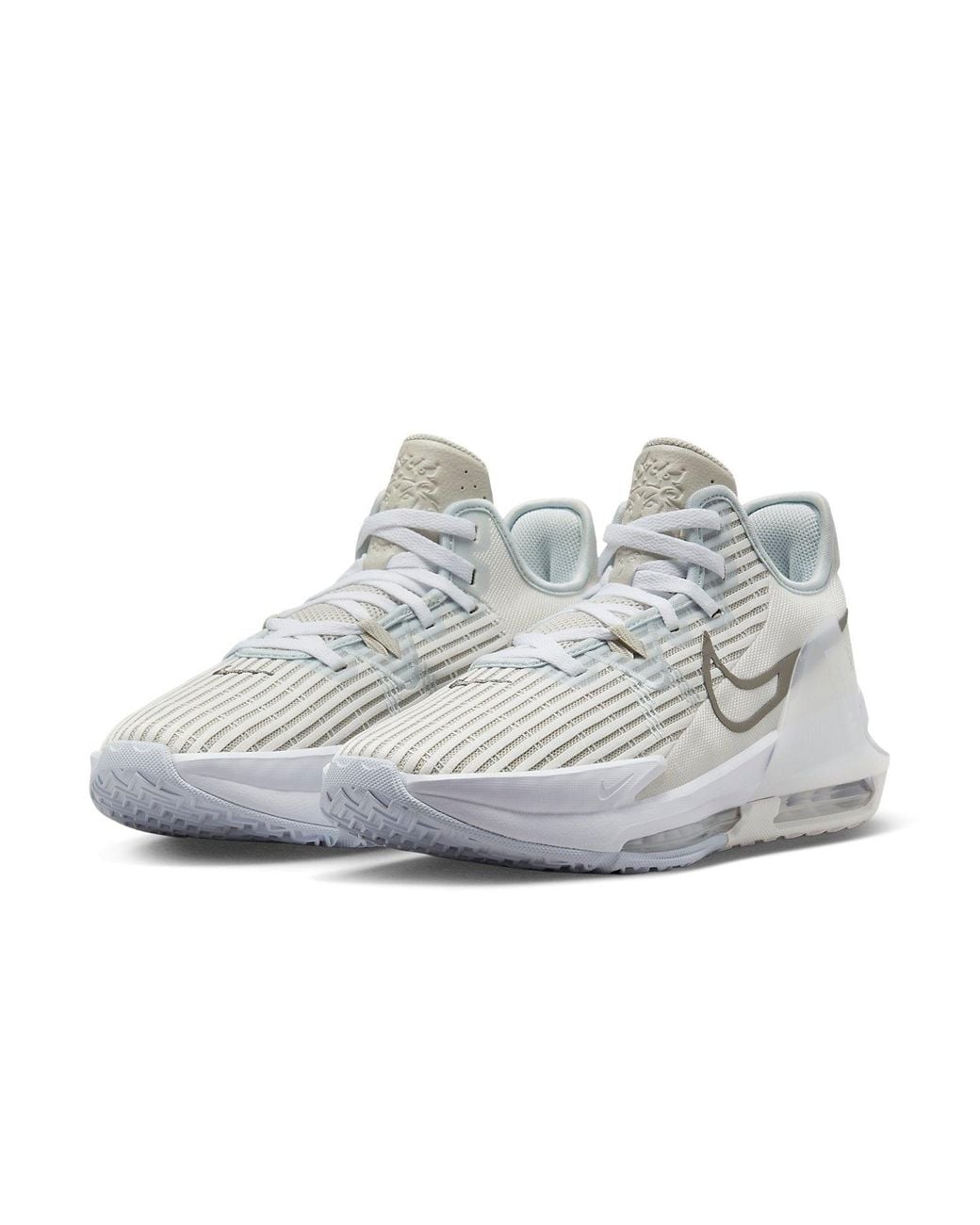 Nike White Lebron Witness 6 Ep Metallic Pewter' for men