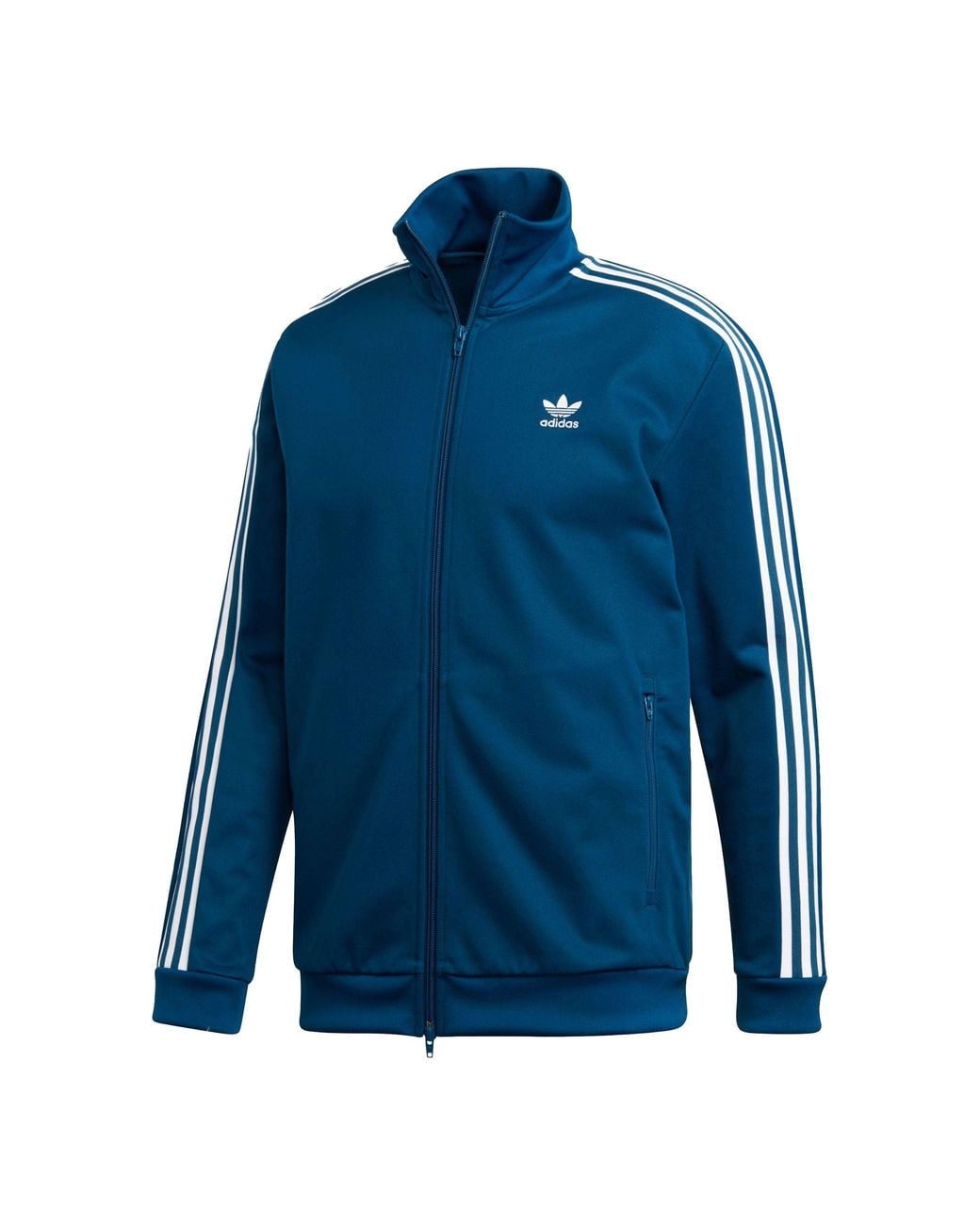 Adidas Blue Originals Firebird Track Jacket Zipper Tournament Sports Stand Collar for men