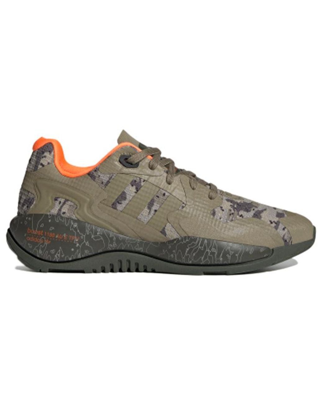 Adidas Brown Zx Alkyne Shoes for men