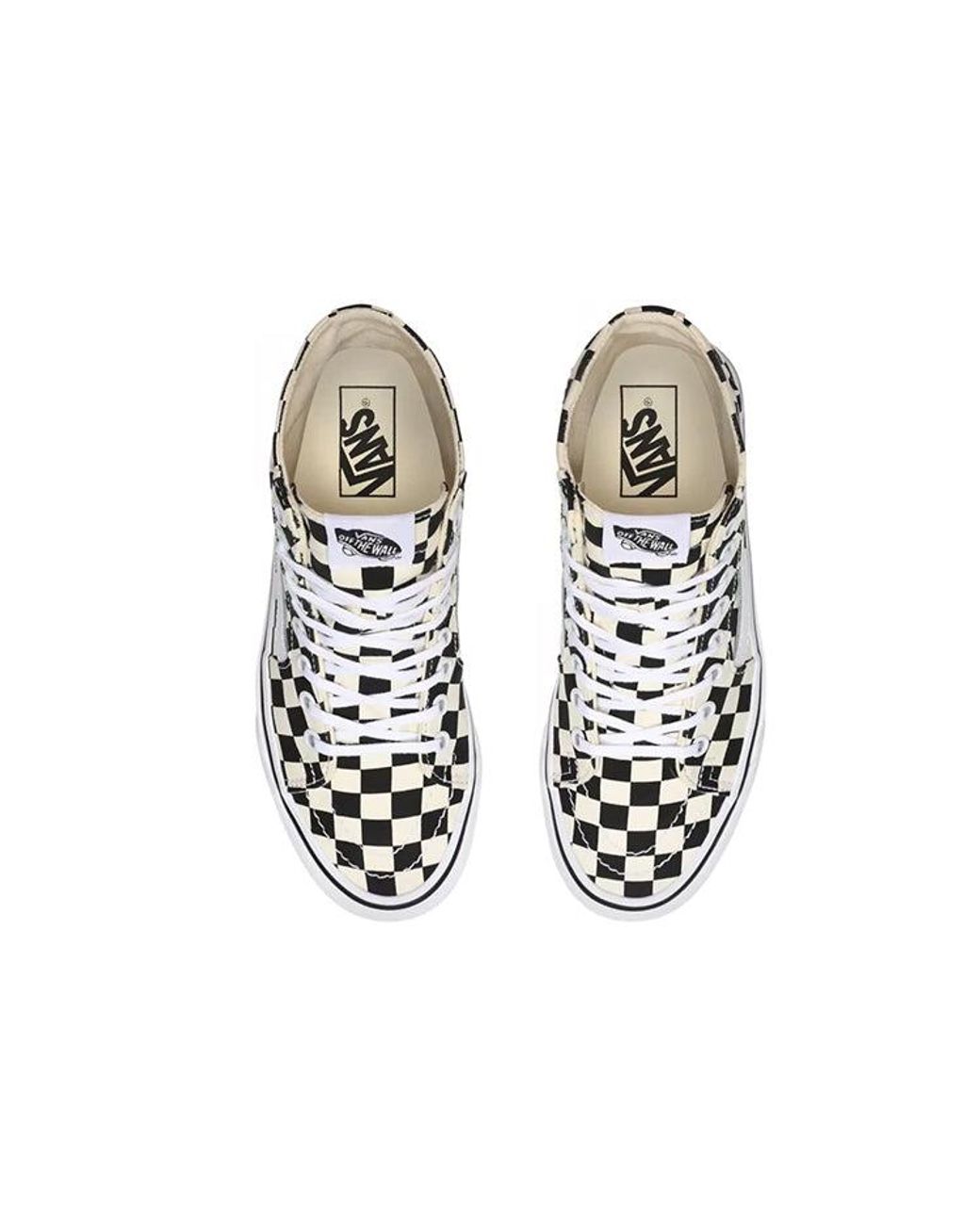 Vans Black Sk8-Hi Tapered 'Checkerboard for men