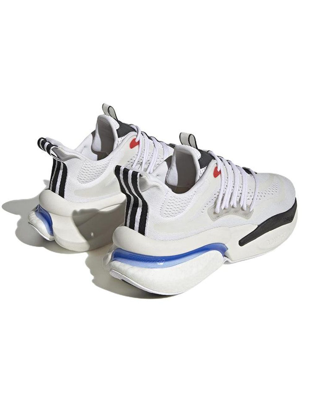 Adidas White Alphaboost V1 Fusion' for men
