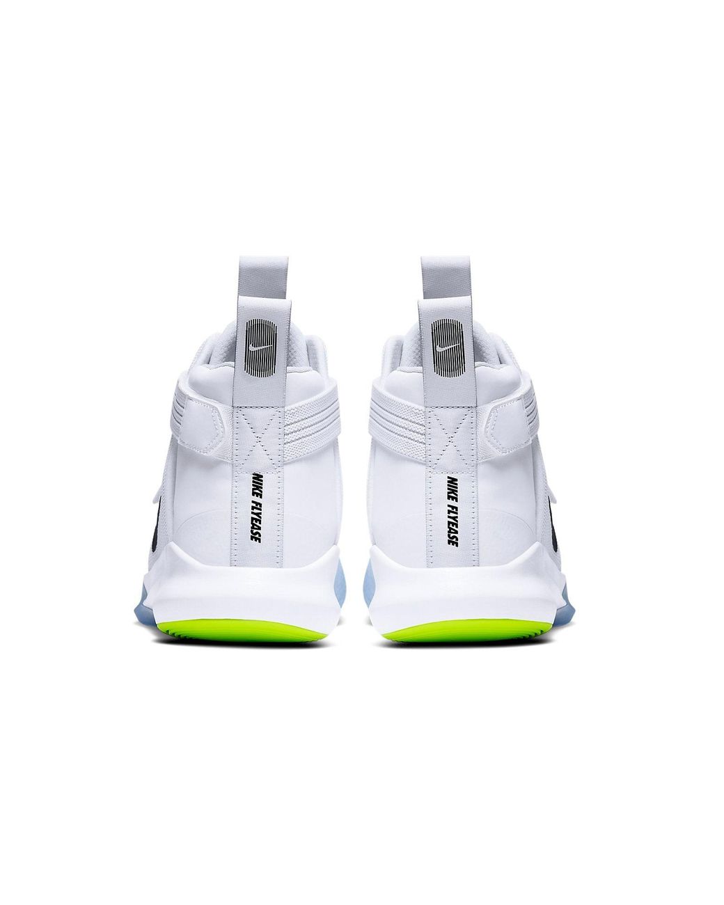 Nike White Precision 3 Flyease 4E Volt' for men
