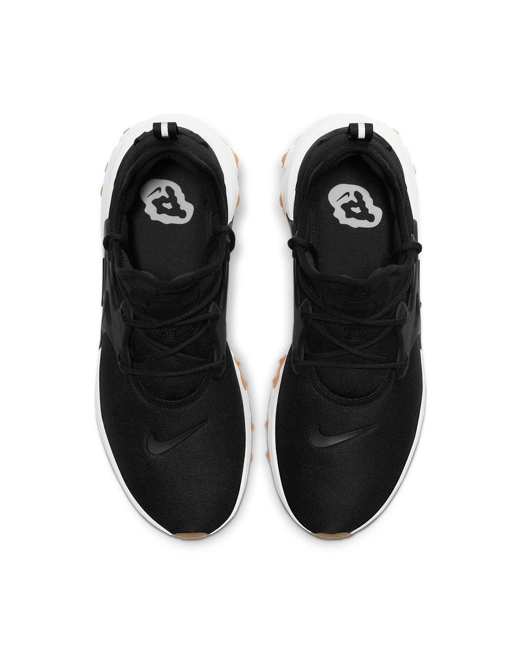 Nike Black React Presto Gum' for men