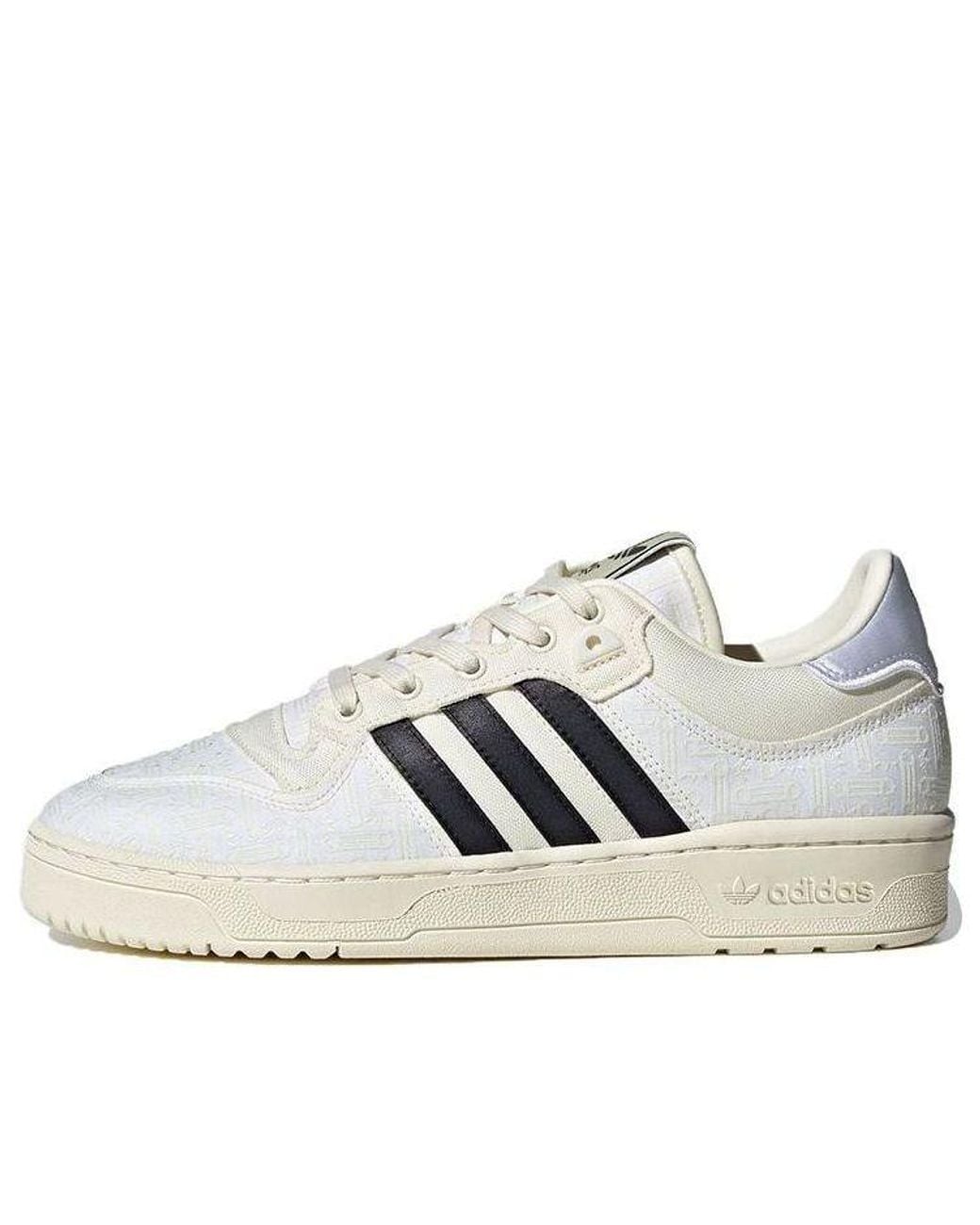Adidas White Rivalry Low 86 Shoes for men