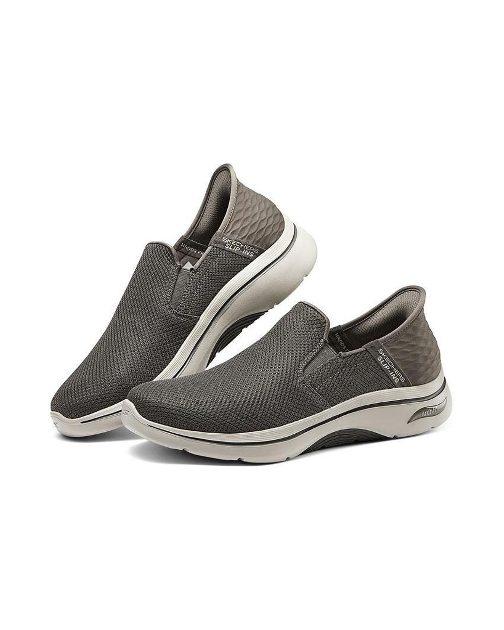 Skechers Brown Go Walk Arch Fit 2.0 'Taupe' for men