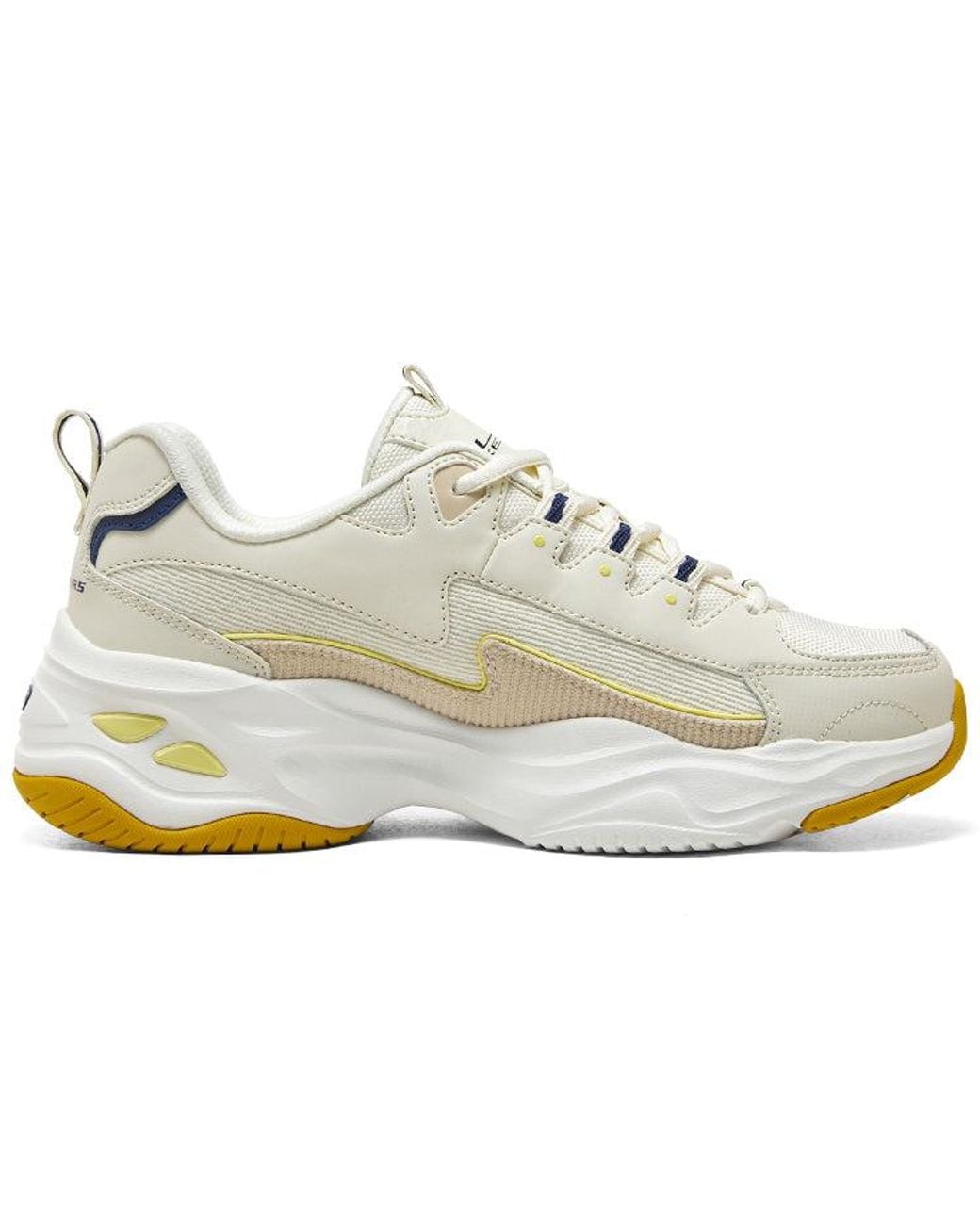 Skechers White D'Lites 4.0 Shoes for men