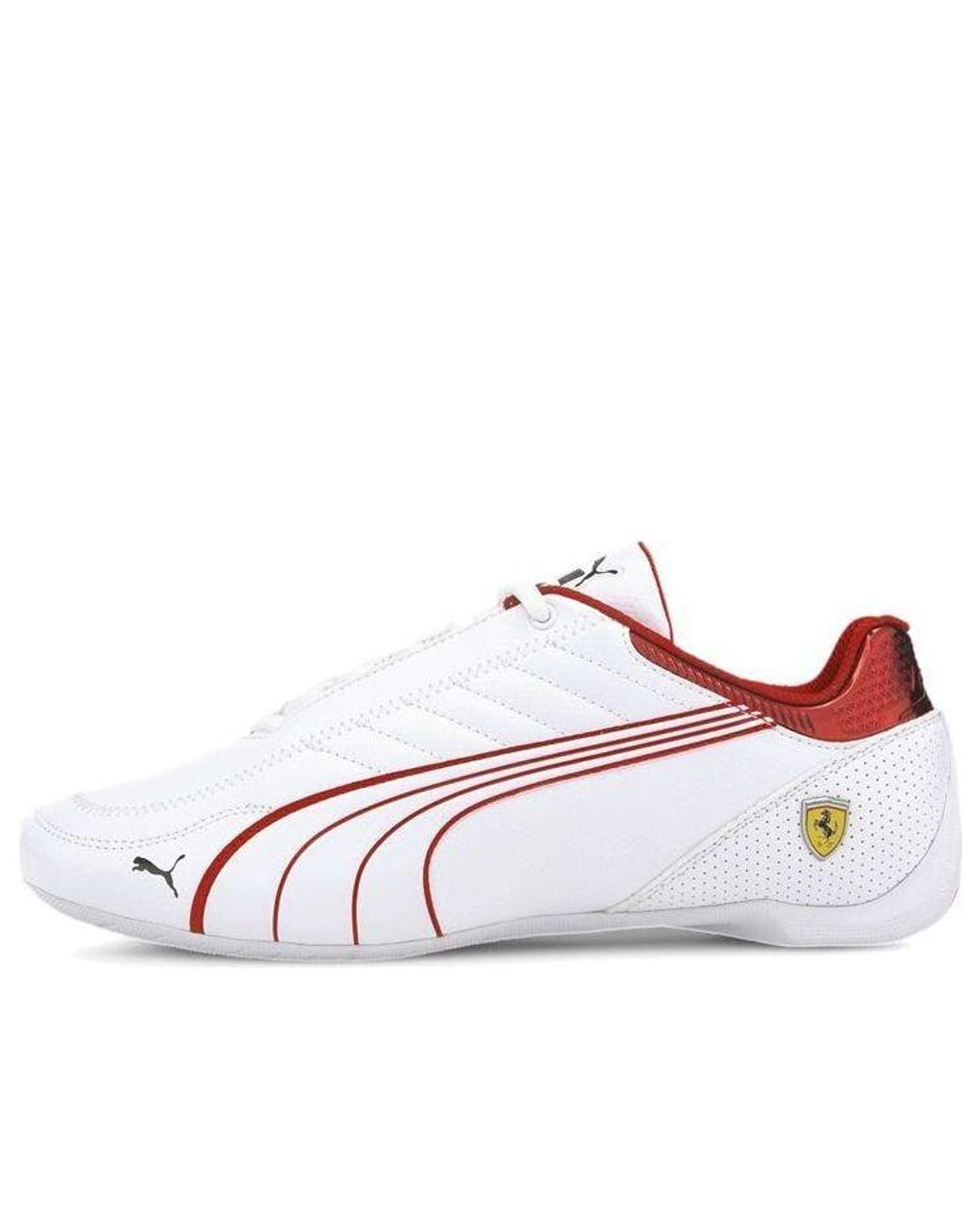PUMA White Scuderia Ferrari X Future Kart Cat Rosso Corsa' for men