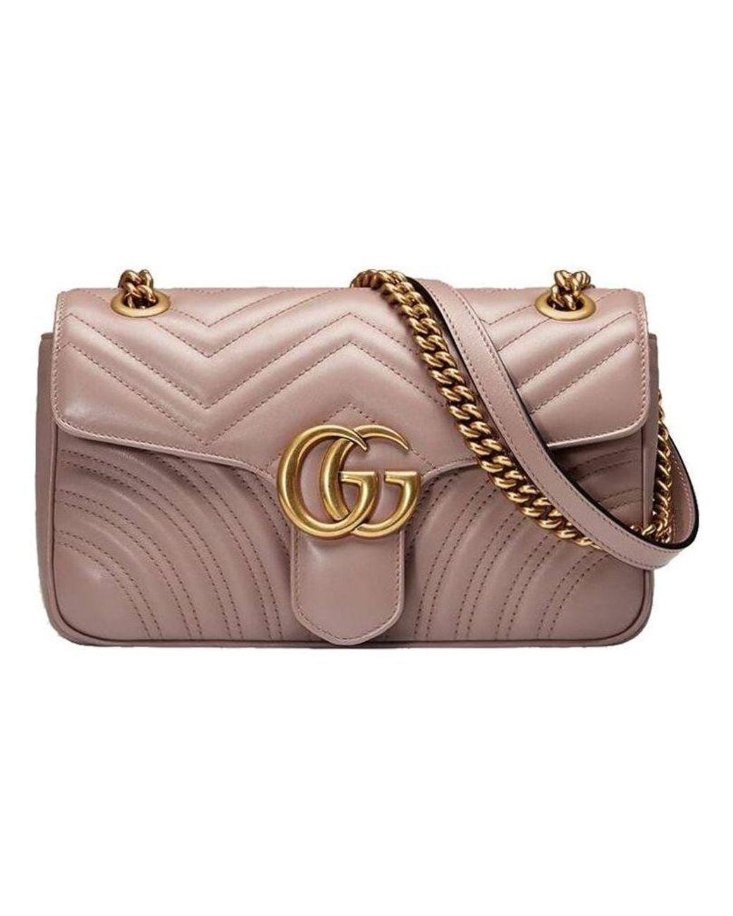 Gucci Pink (Wmns) Gg Marmont Matelasse Shoulder Bag 'Dusty'