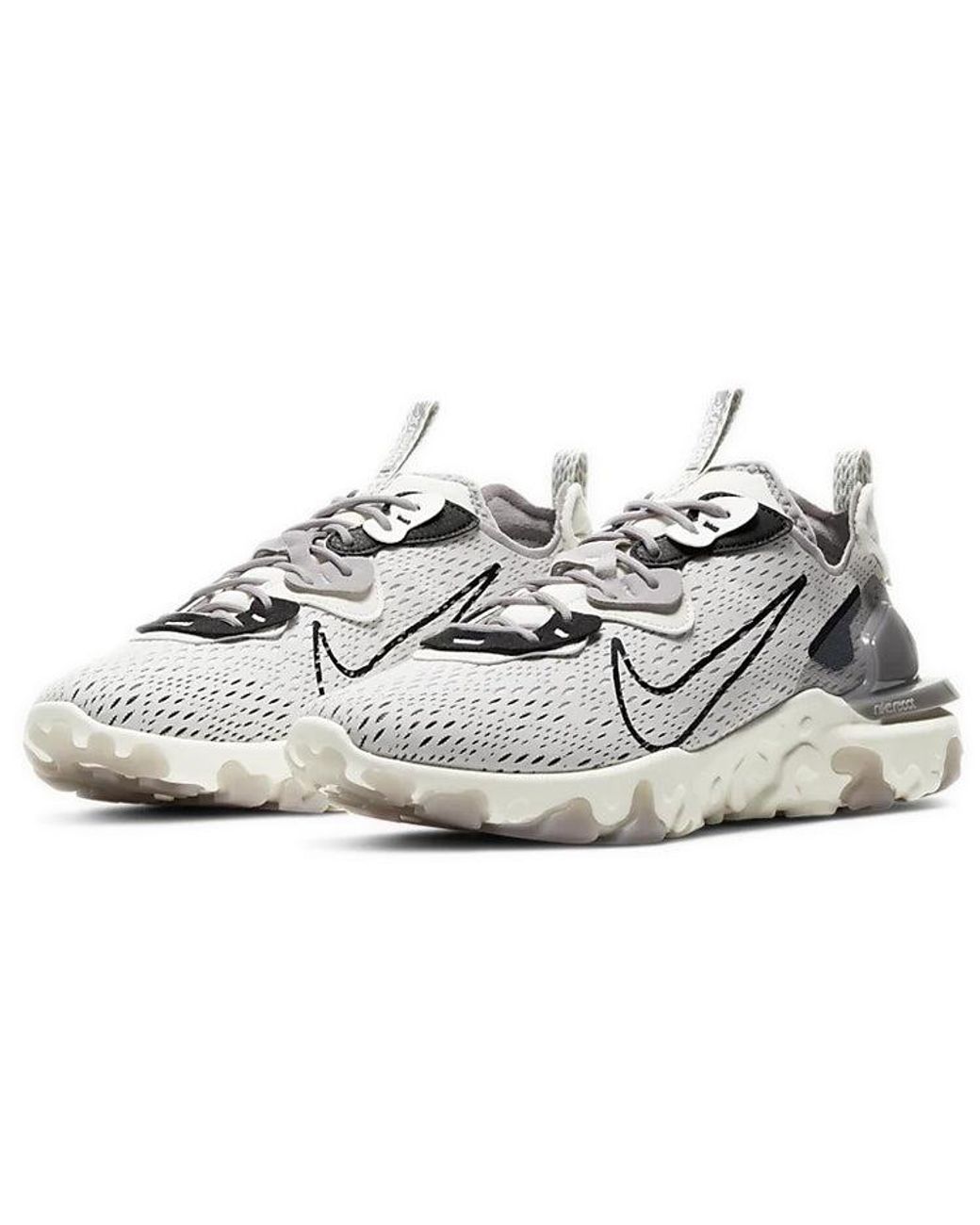 Nike White React Vision 'Vast' for men