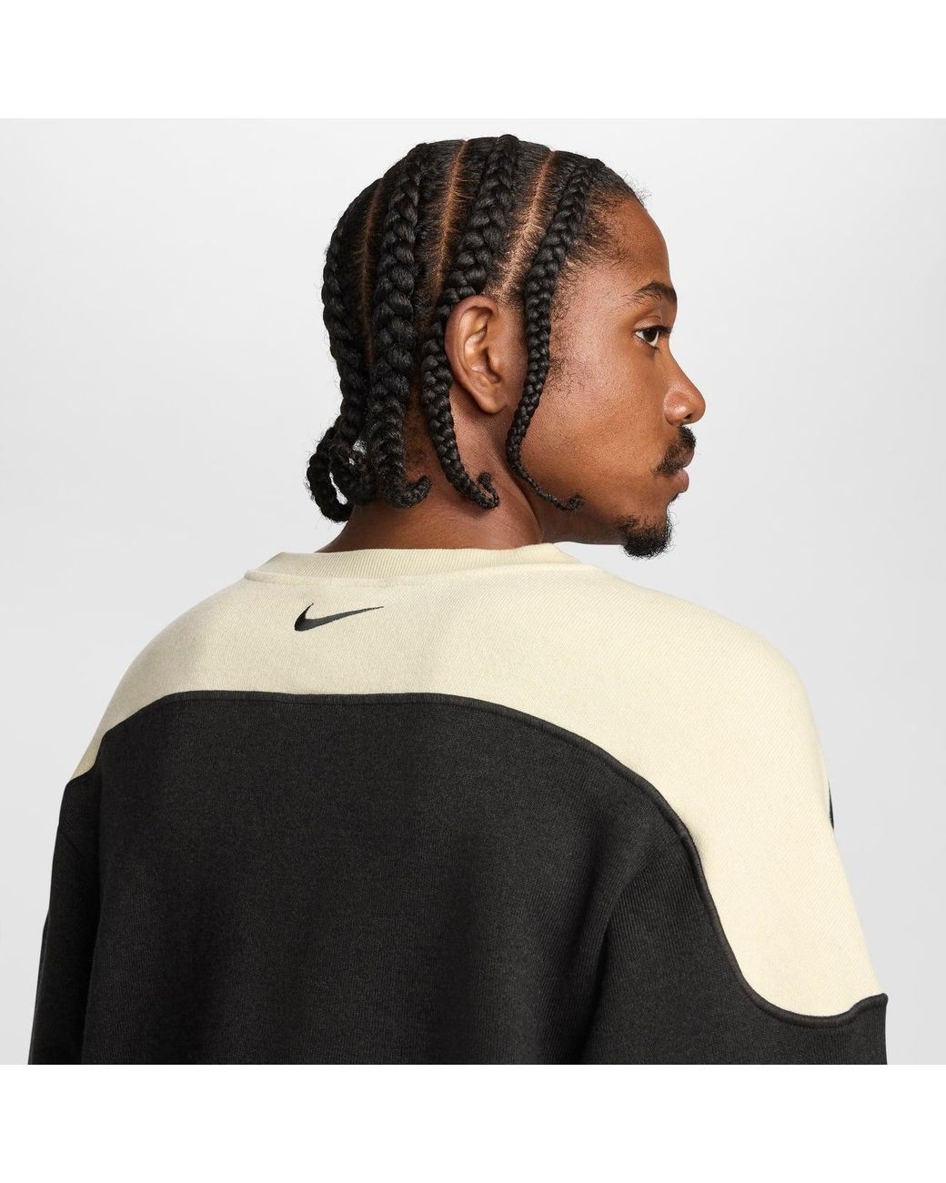 Nike Black X Bode Astro Grabber Lacing Knit Sweater Asia Sizing 'Shaded Natural Linen' for men