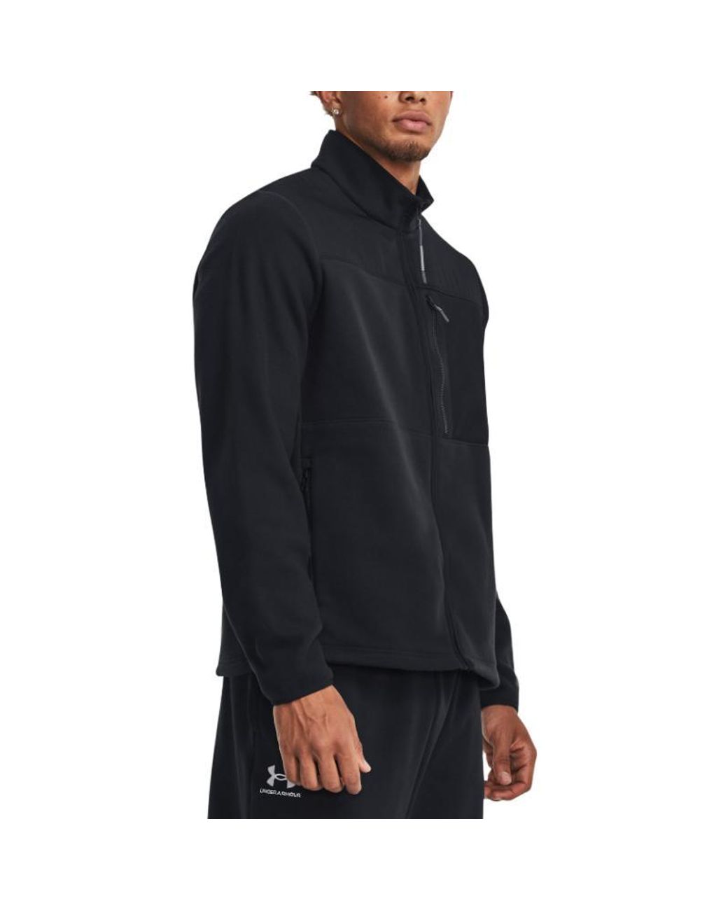 Under Armour Blue Microfleece Maxx Jacket for men