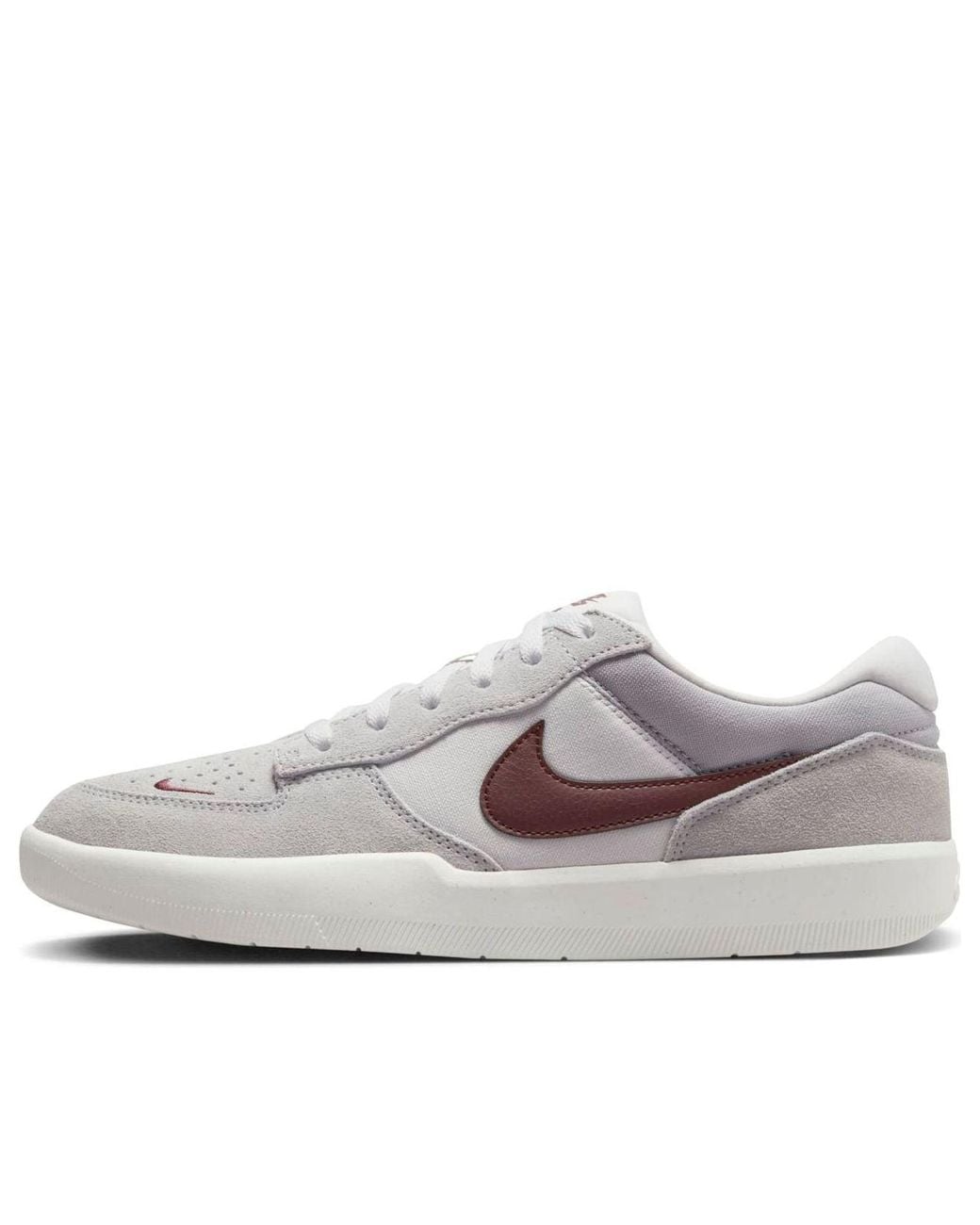 Nike Gray Sb Force 58 'Light Smoke Burgundy' for men