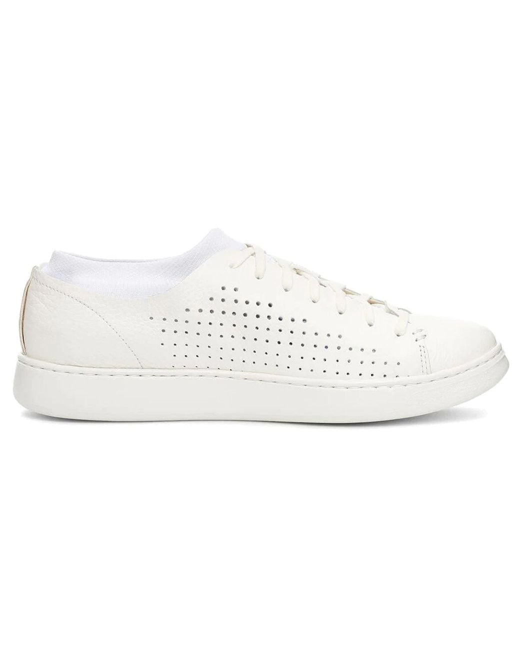 Ugg White Pismo Cozy Casual Sports Low Tops Skateboarding Shoes for men