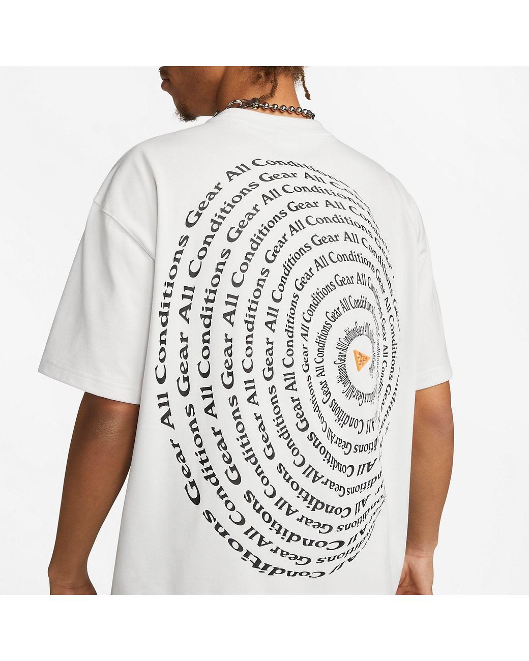 Nike White Acg Vortex T-Shirt 'Summit' for men