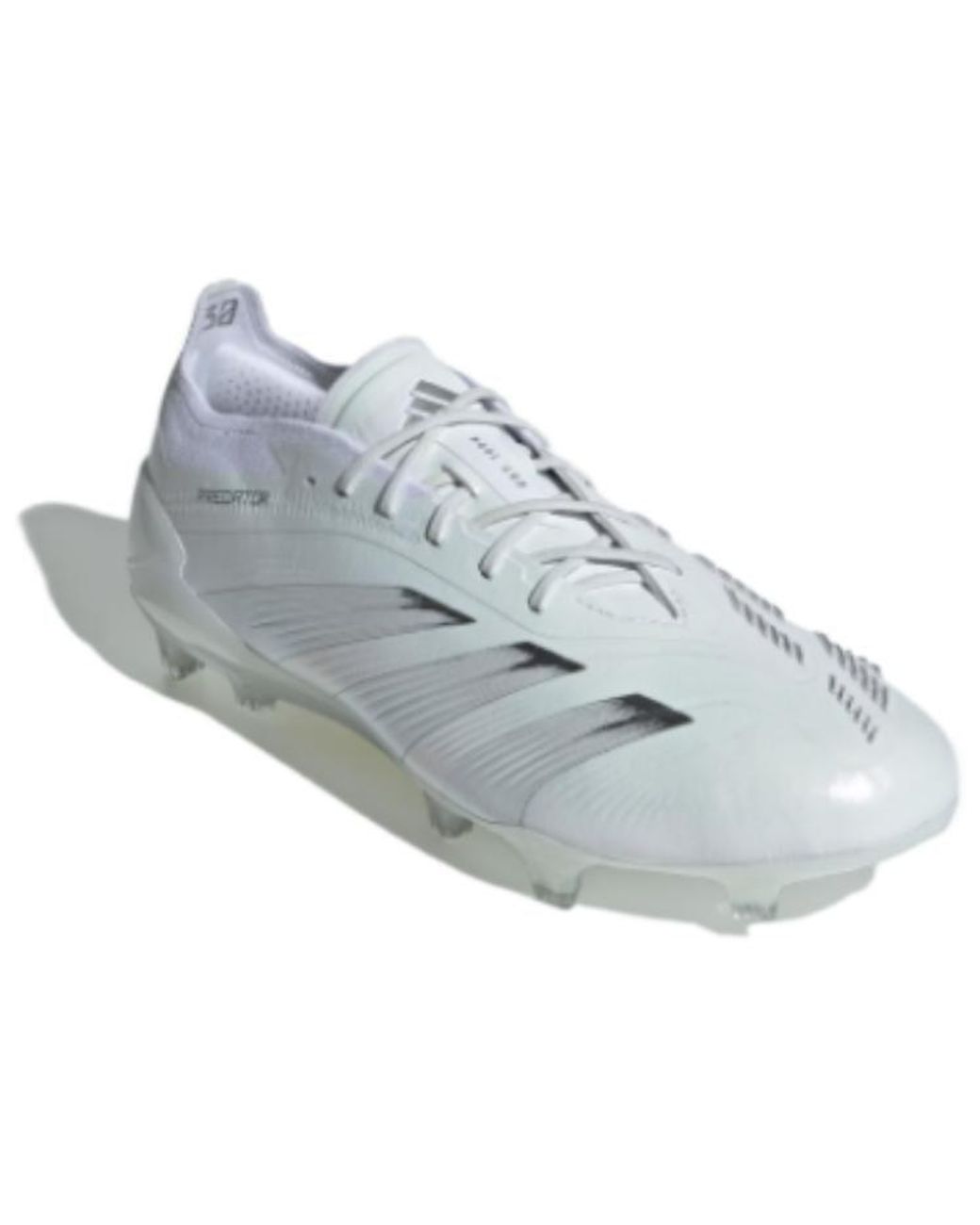 Adidas White Predator 24 Elite Low Fg 'Pearlized Pack' for men