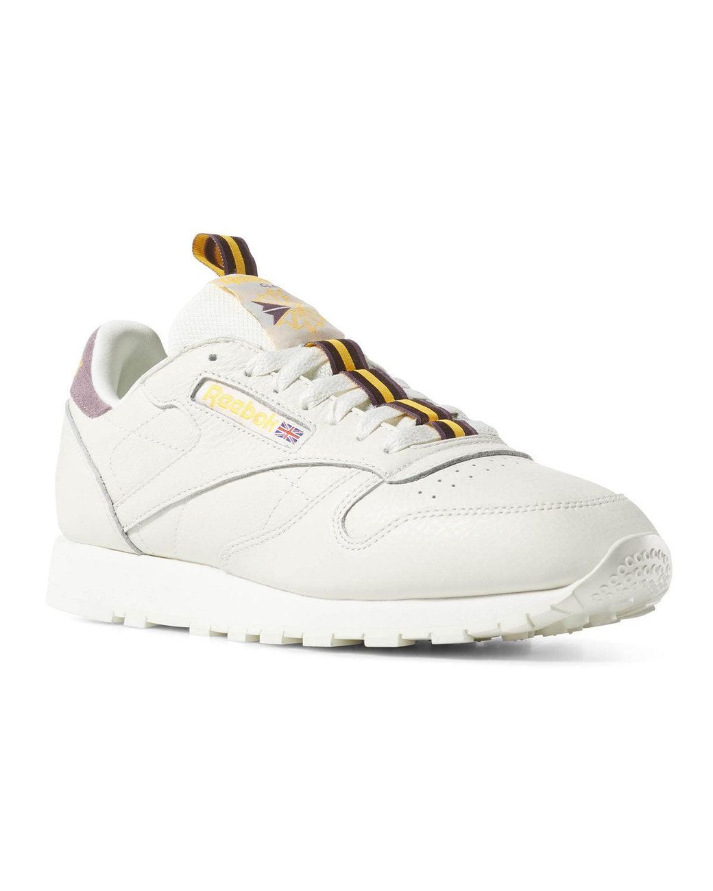 Reebok White Classic Leather Vintage 'Chalk Orchid' for men