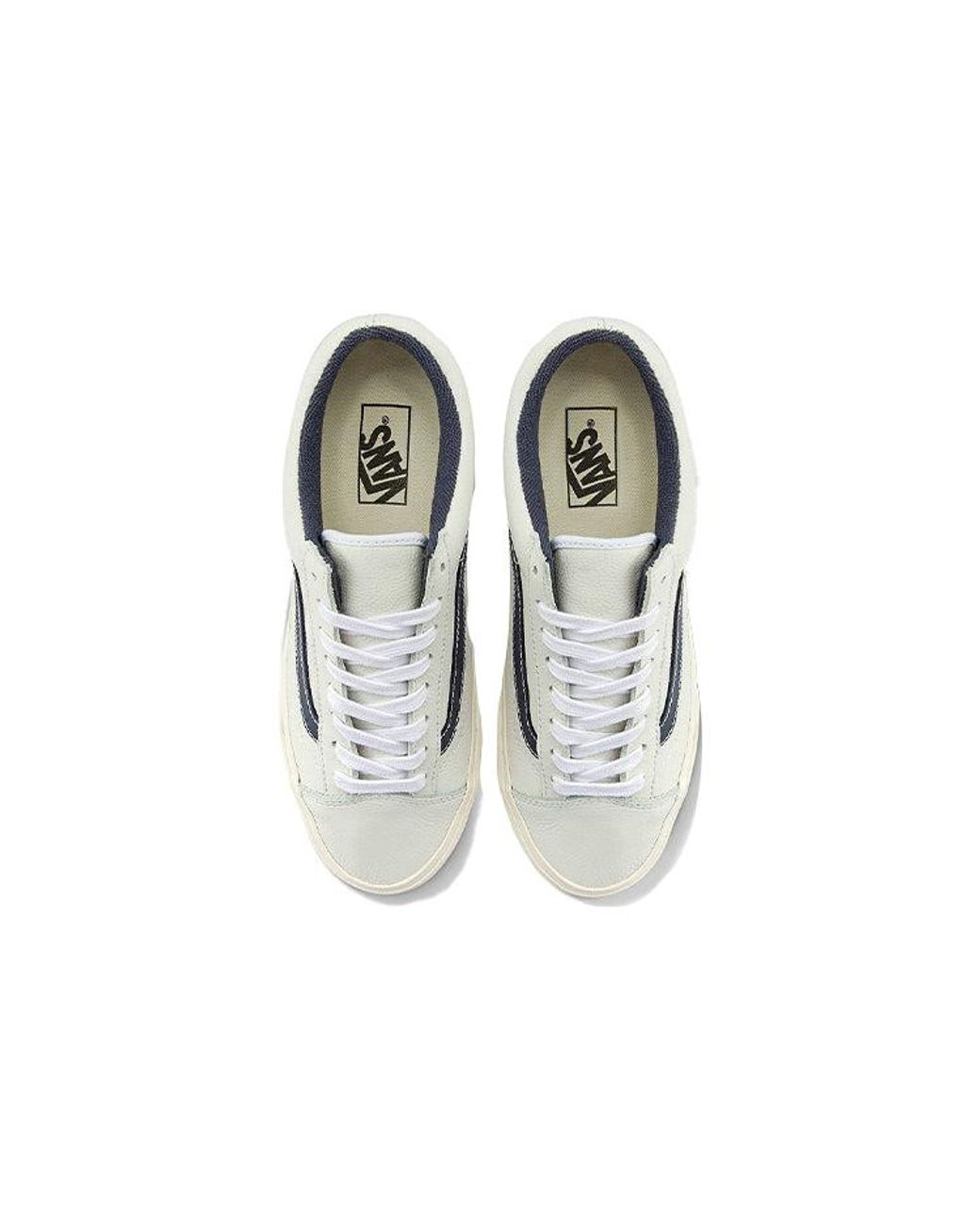 Vans White Style 36 Low Tops Skateboarding Shoes Contrasting Colors for men