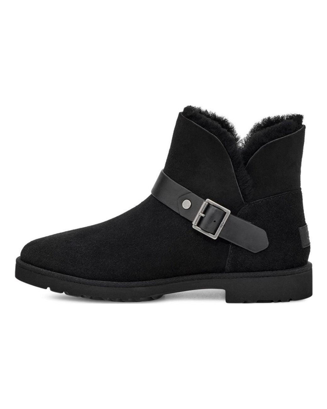 Ugg Black (Wmns) Romely Short Buckle Boot