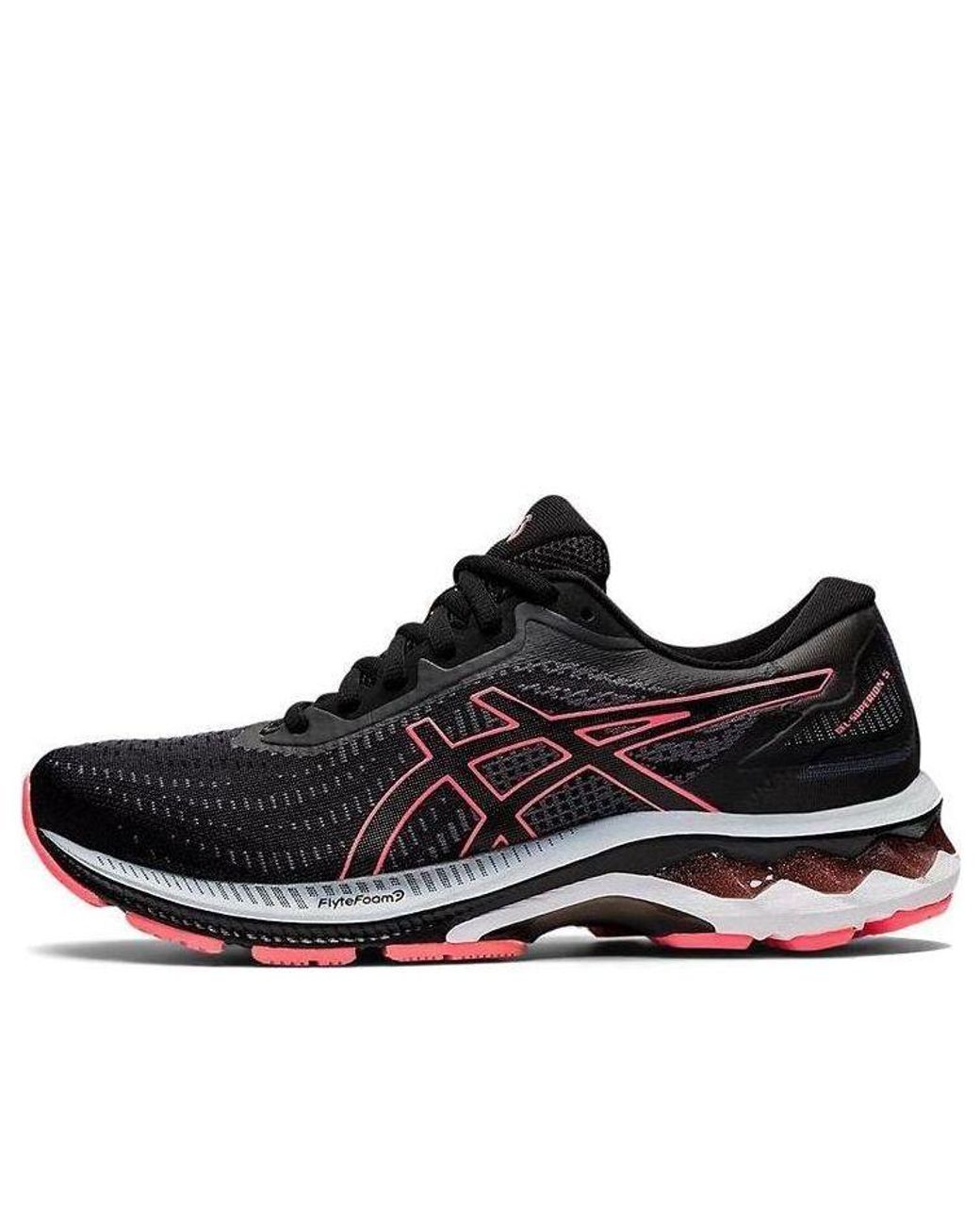 Asics Black (Wmns) Gel Superion Blazing Coral'