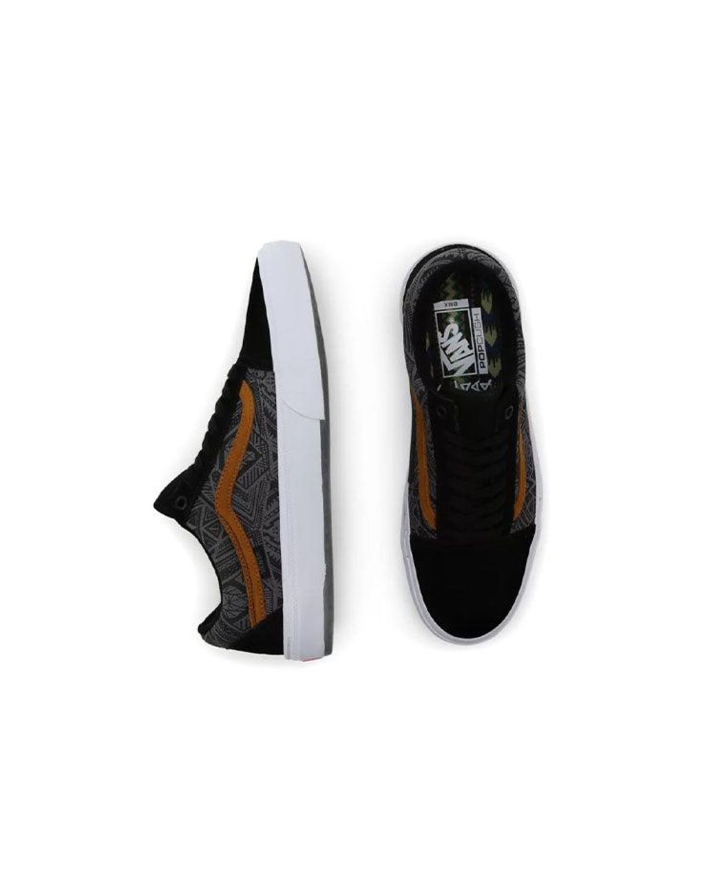 Vans Brown Courage Adams X Bmx Old Skool Golden' for men