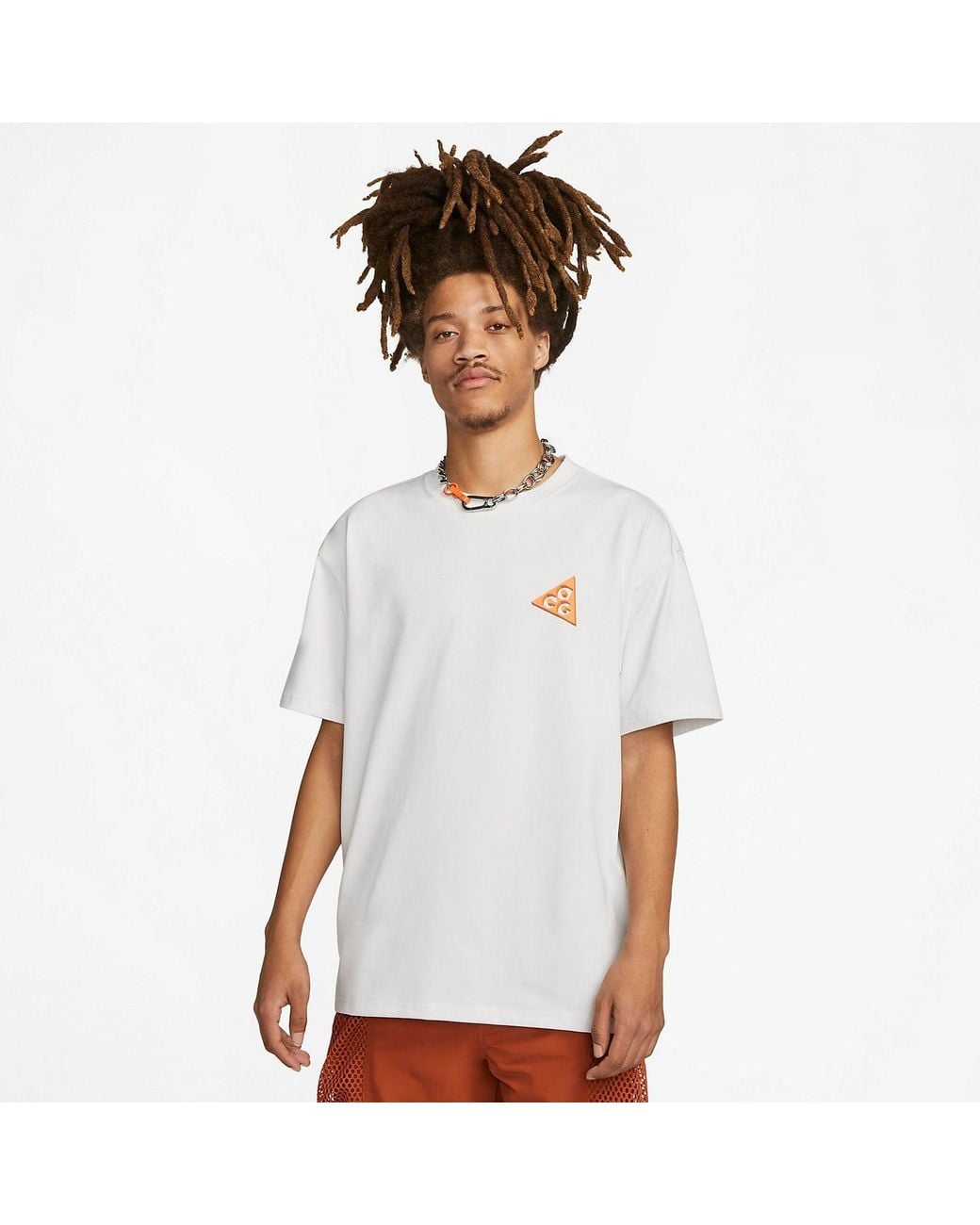 Nike White Acg Vortex T-Shirt 'Summit' for men