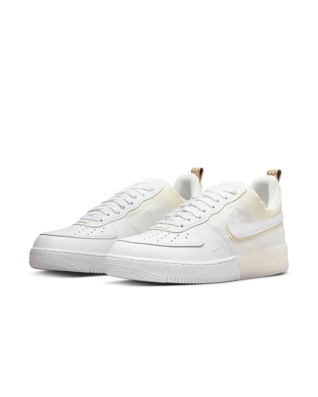 Nike White Air Force 1 React 'Coconut Milk' for men