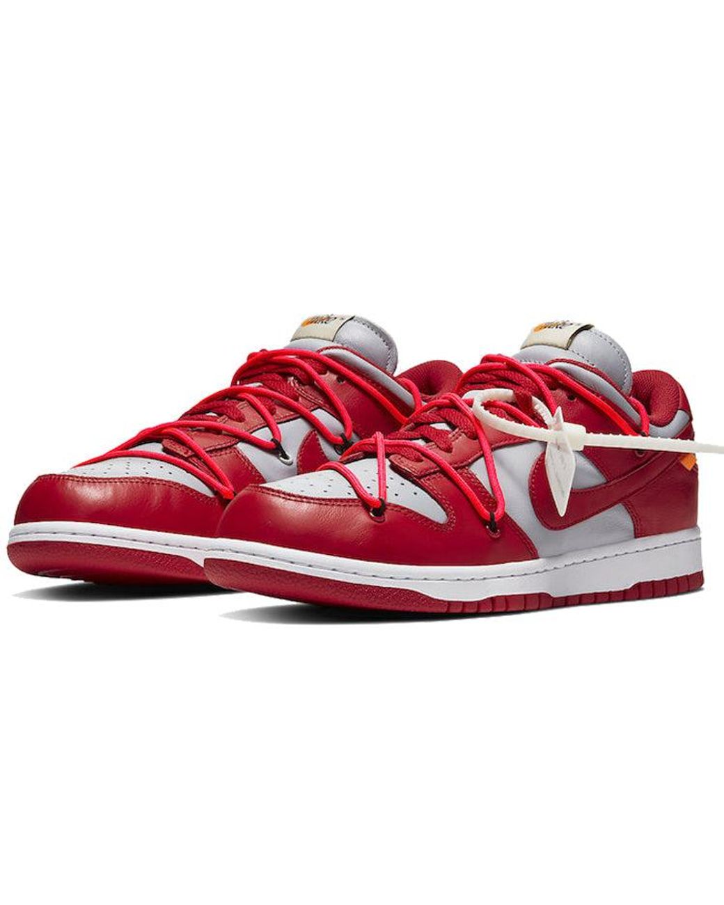 Nike Red X Off- Dunk Low 'University' for men