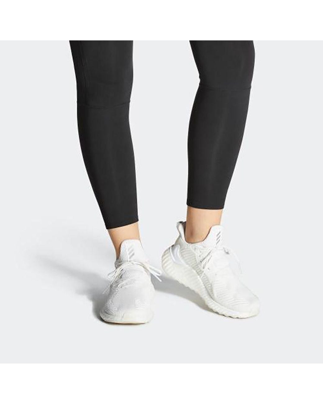 Adidas White (Wmns) Alphaboost Linen'