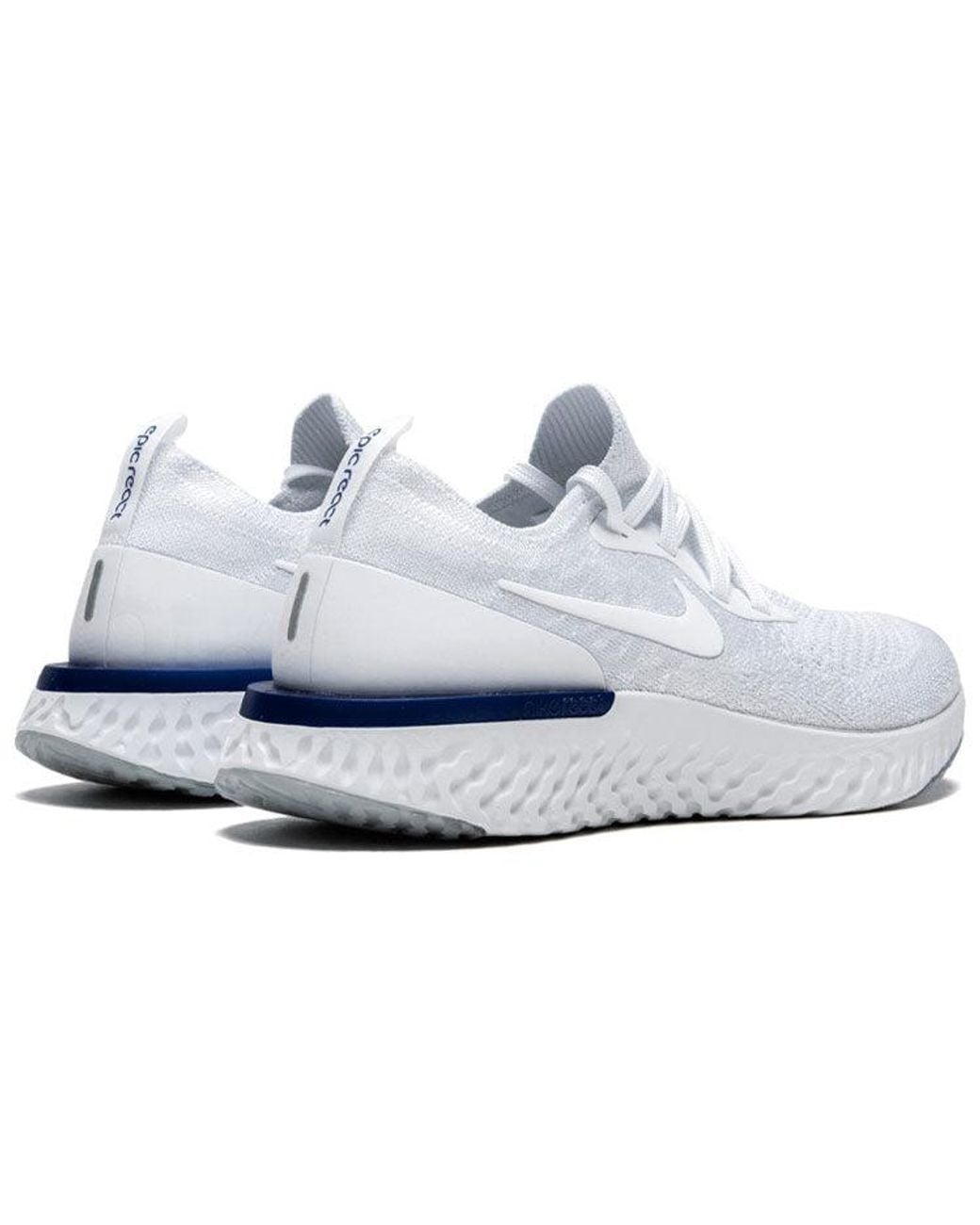 Nike White (Wmns) Epic React Flyknit Racer'