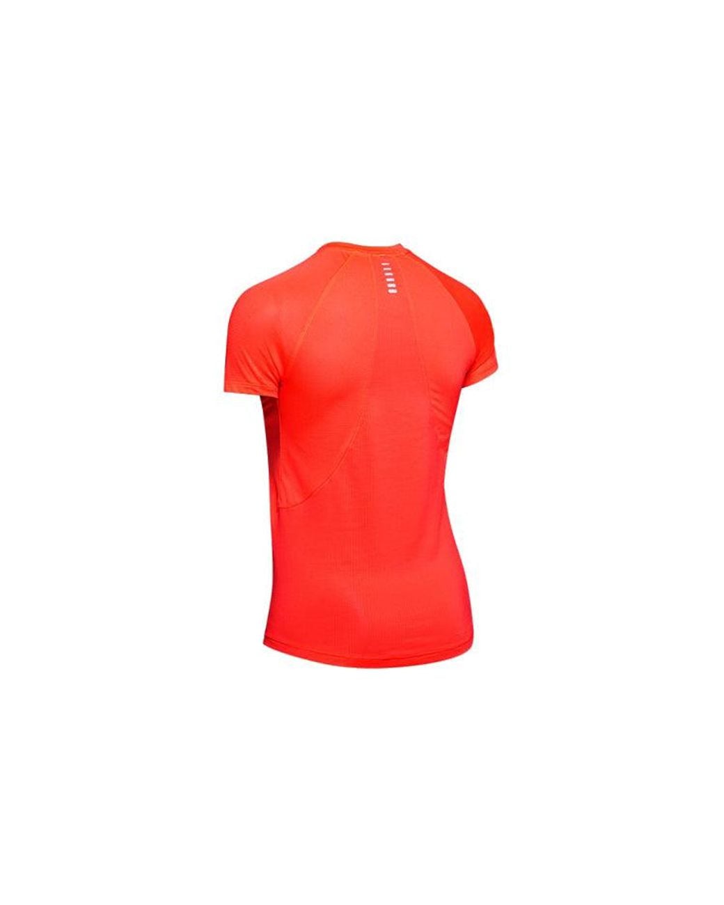Under Armour Red (Wmns) Qualifier Hexdelta Round-Neck