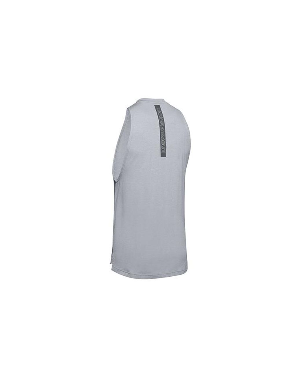 Under Armour Gray Baseline Cotton Tank for men