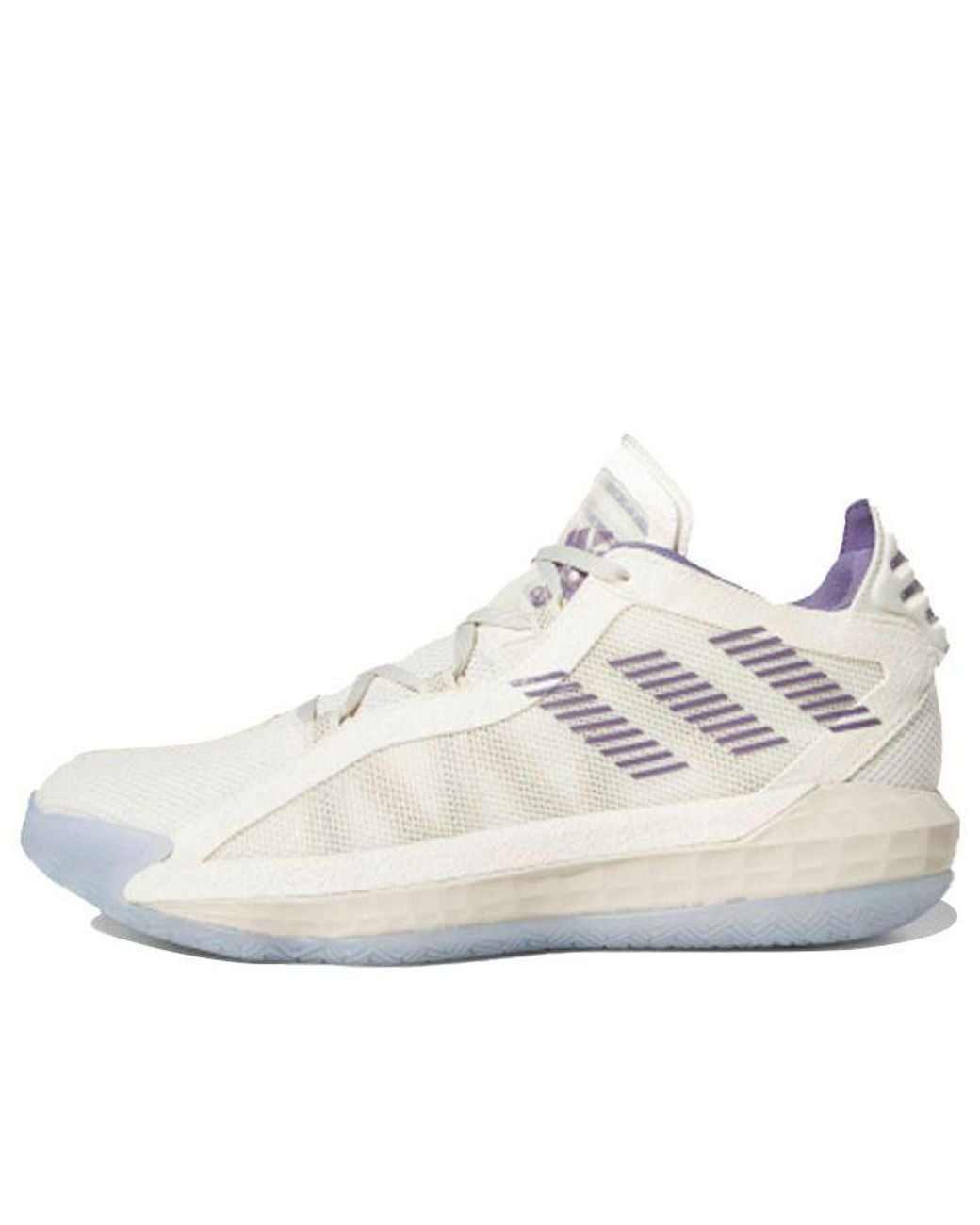 Adidas White Dame 6 'Weber State' for men