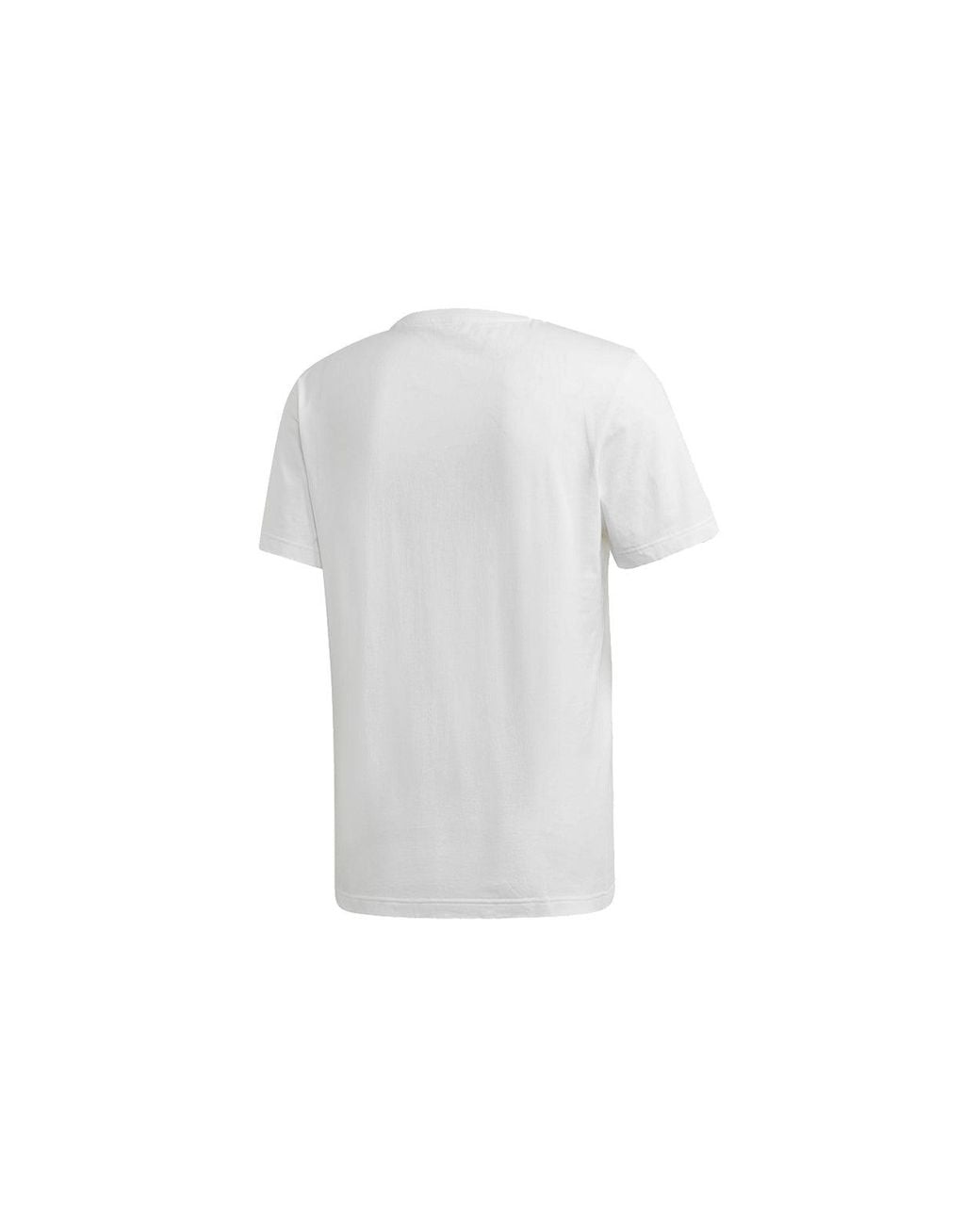 Adidas White Embroidery Gfx Embroidered Cartoon Printing Casual Sports Round Neck Short Sleeve for men