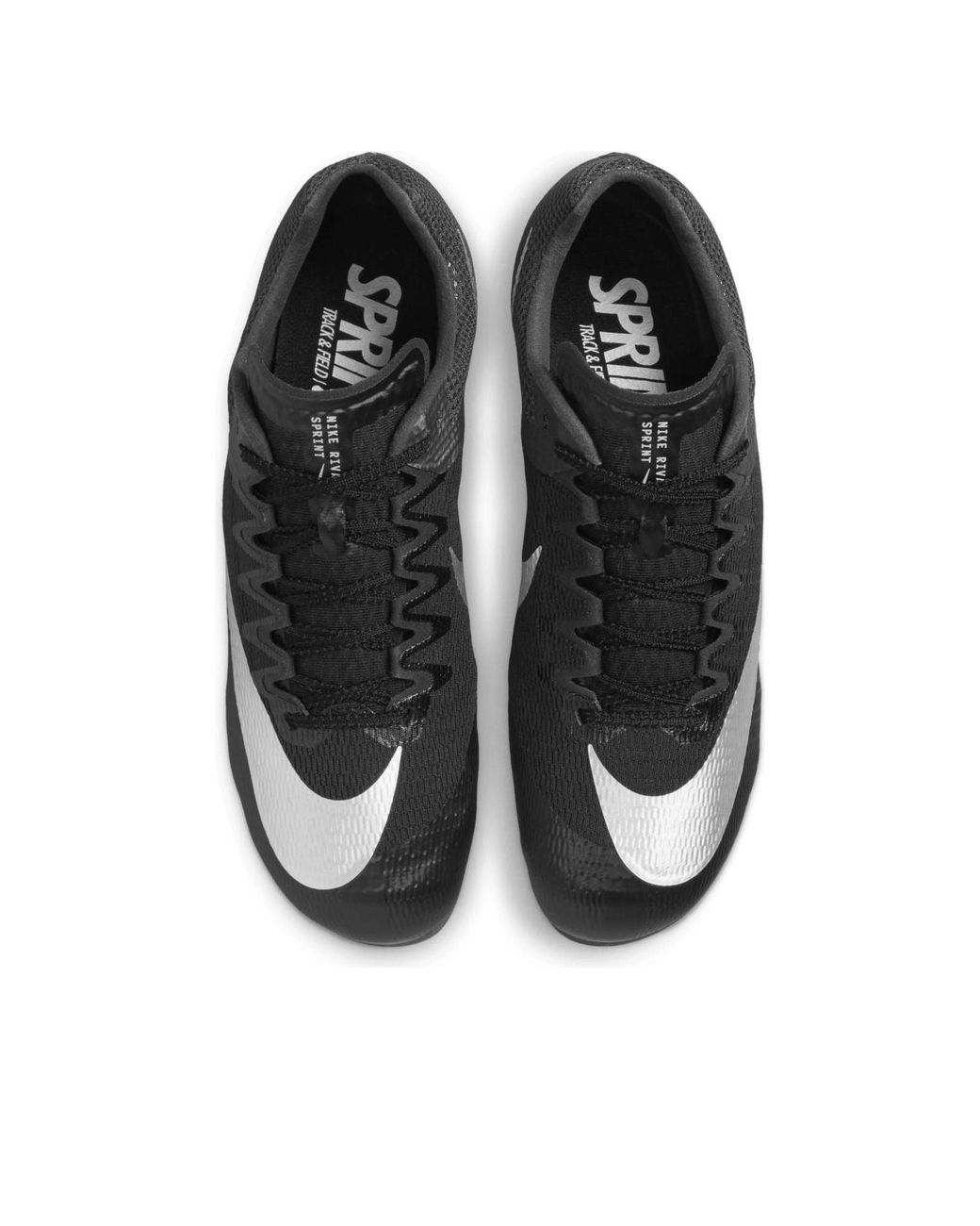 Nike Black Rival Sprint Track & Field Sprinting Spikes for men