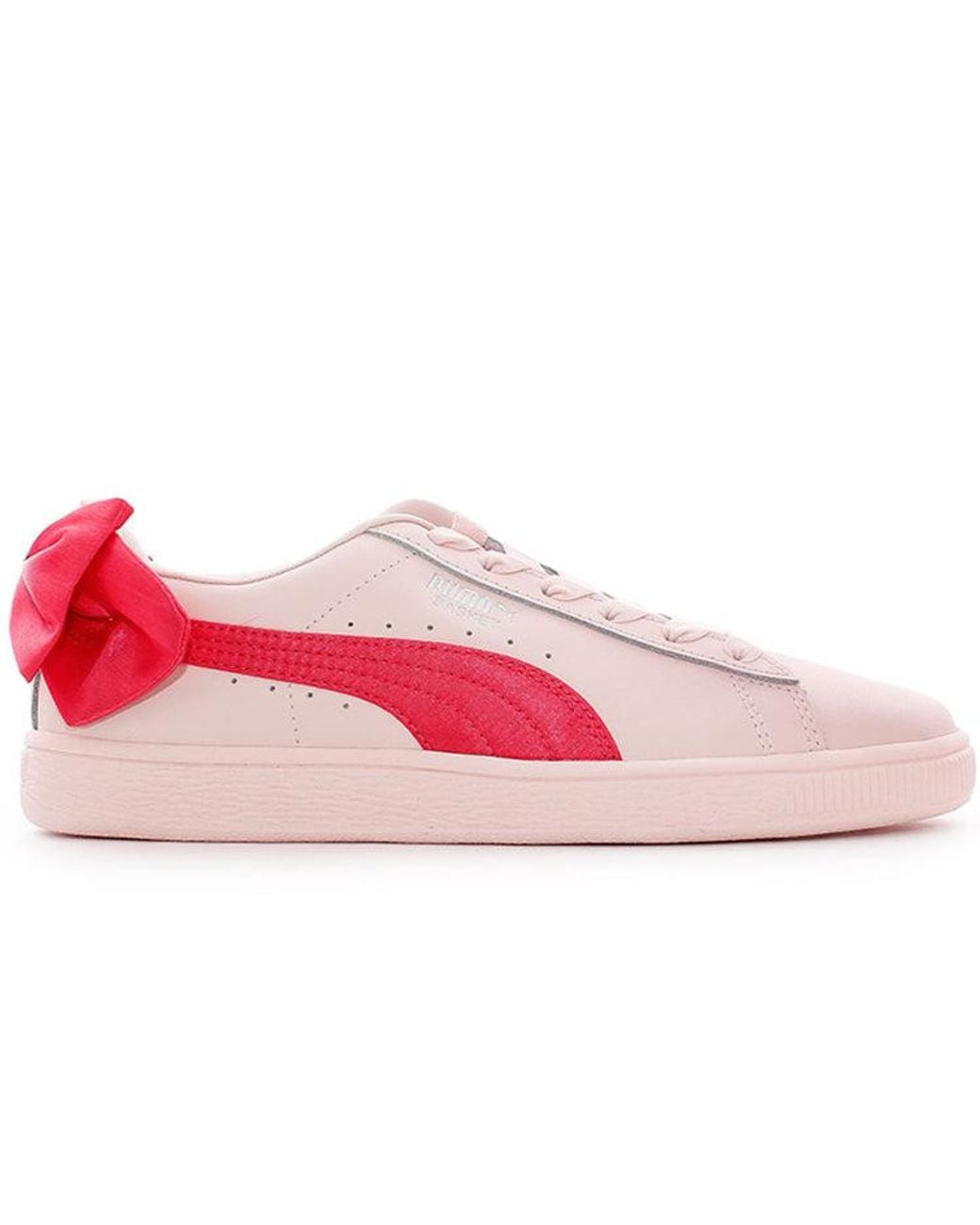 PUMA Pink (Wmns) Basket Bow Patent 'Paradise'