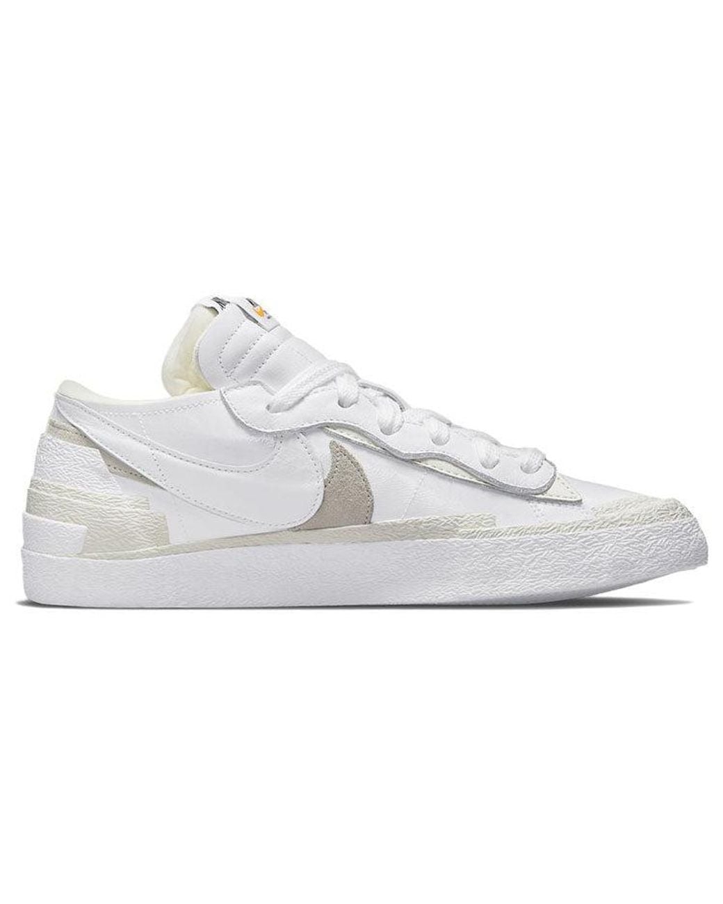 Nike White X Sacai Blazer Low Patent' for men