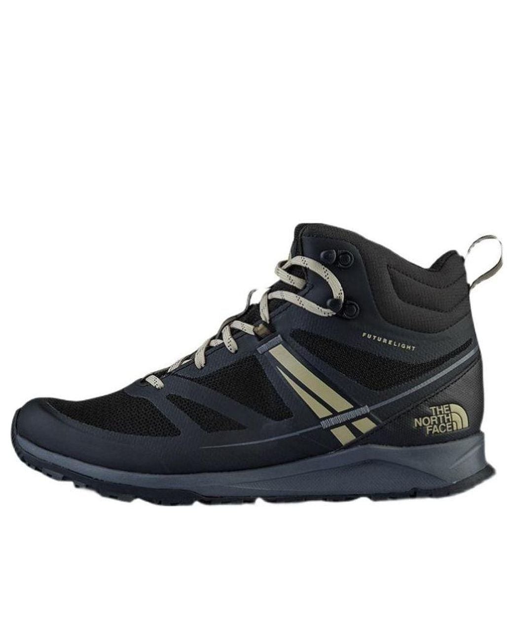 The North Face Black Litewave Mid Futurelight Hiking Shoes 'Tnf' for men
