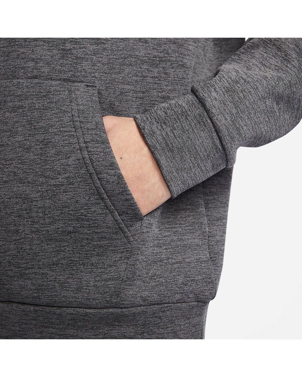 Nike Gray Therma-Fit Hoodie Pullover for men