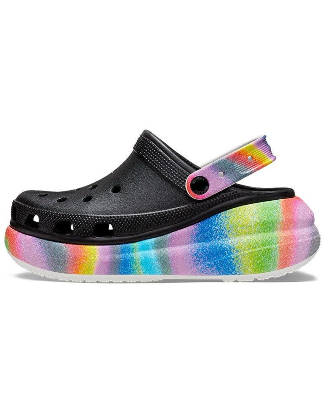 CROCSTM Blue Classic Crush Spray Dye Clog for men
