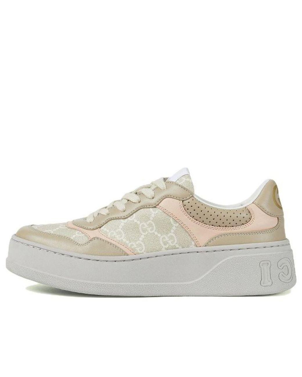 Gucci White (Wmns) Gg Sneaker 'Oatmeal Light'