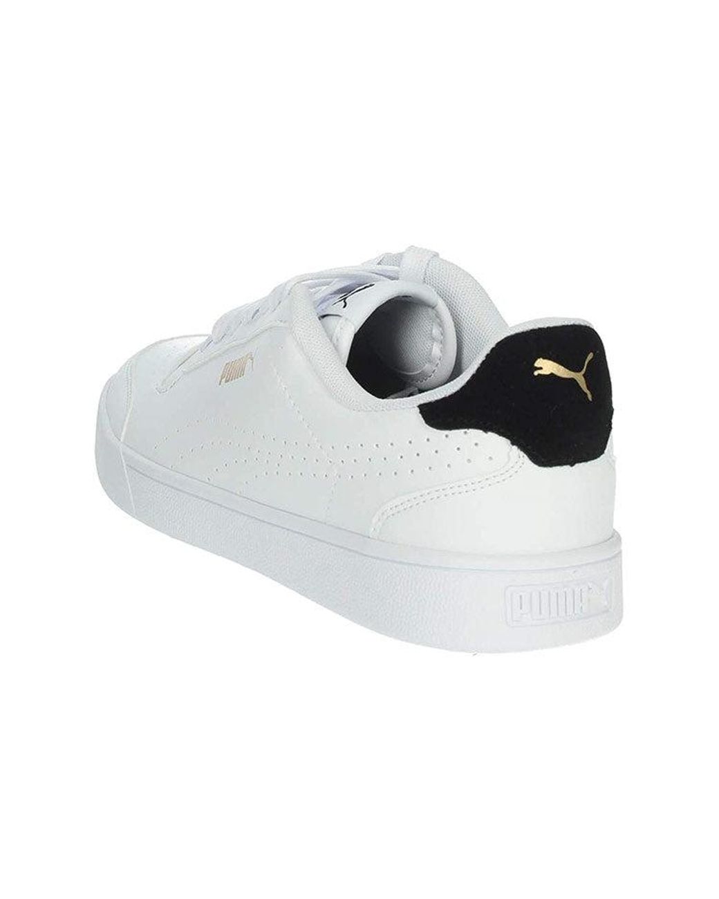 PUMA White Shuffle Perf Sneakers for men