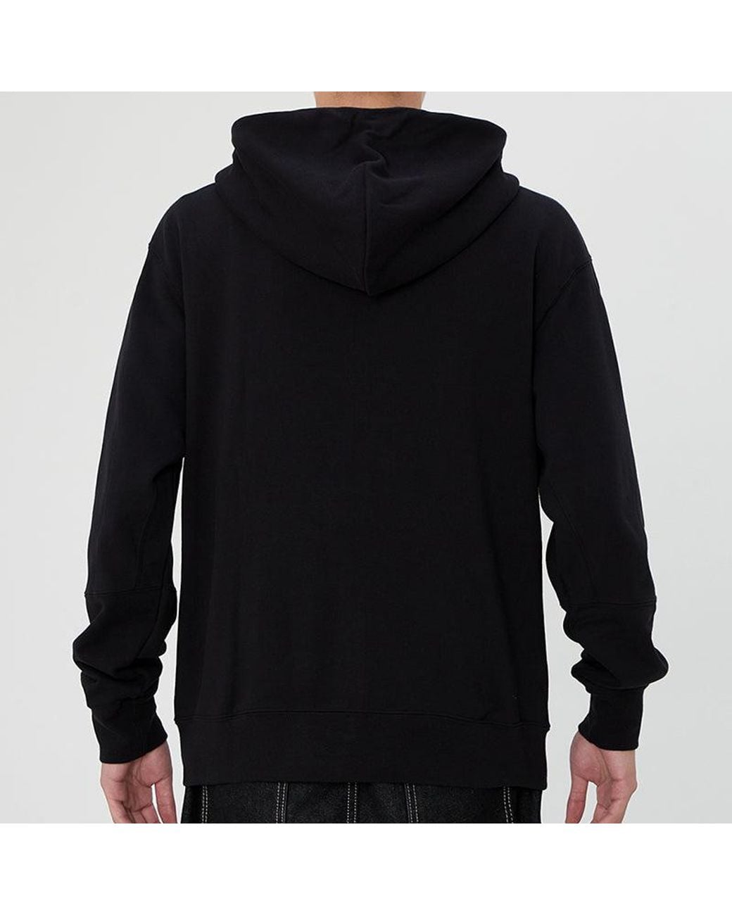 Nike Blue Woven Label Logo Sports Hooded Jacket Autumn for men