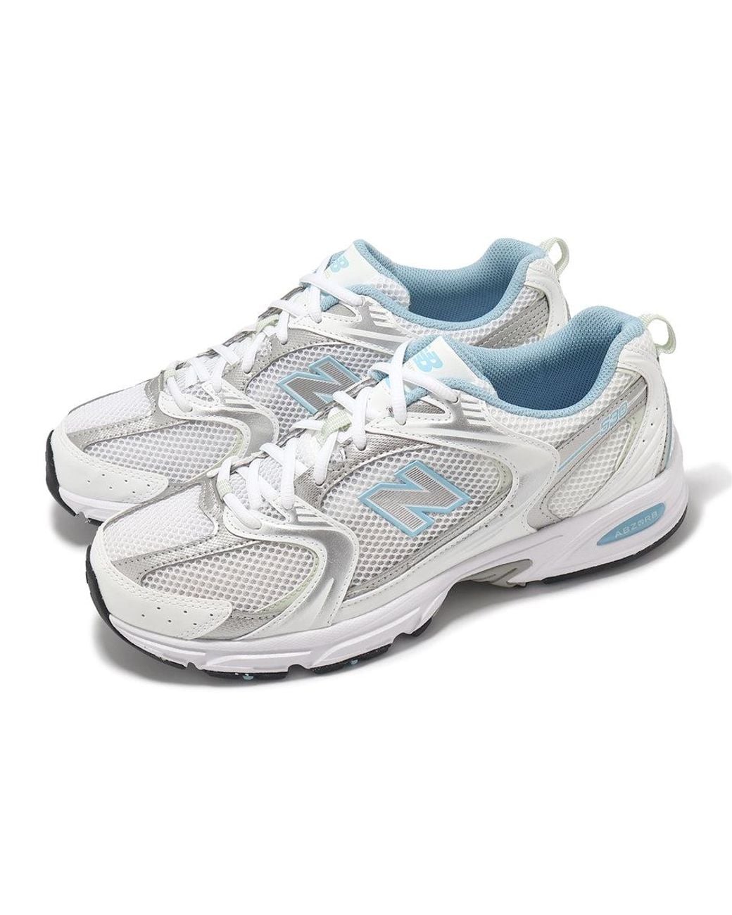 New Balance White 530 'Chrome' for men