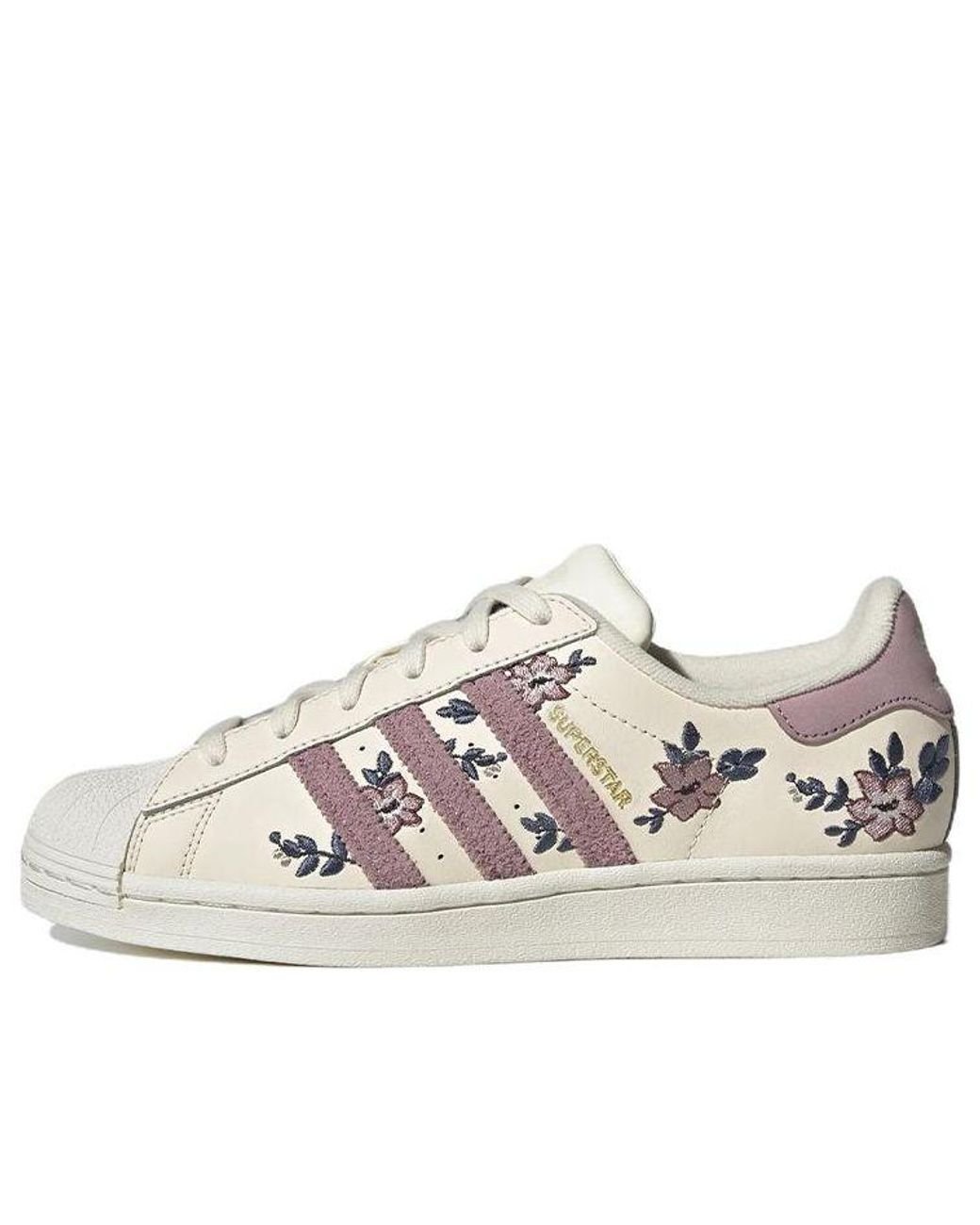 adidas Superstar 'floral' in White | Lyst