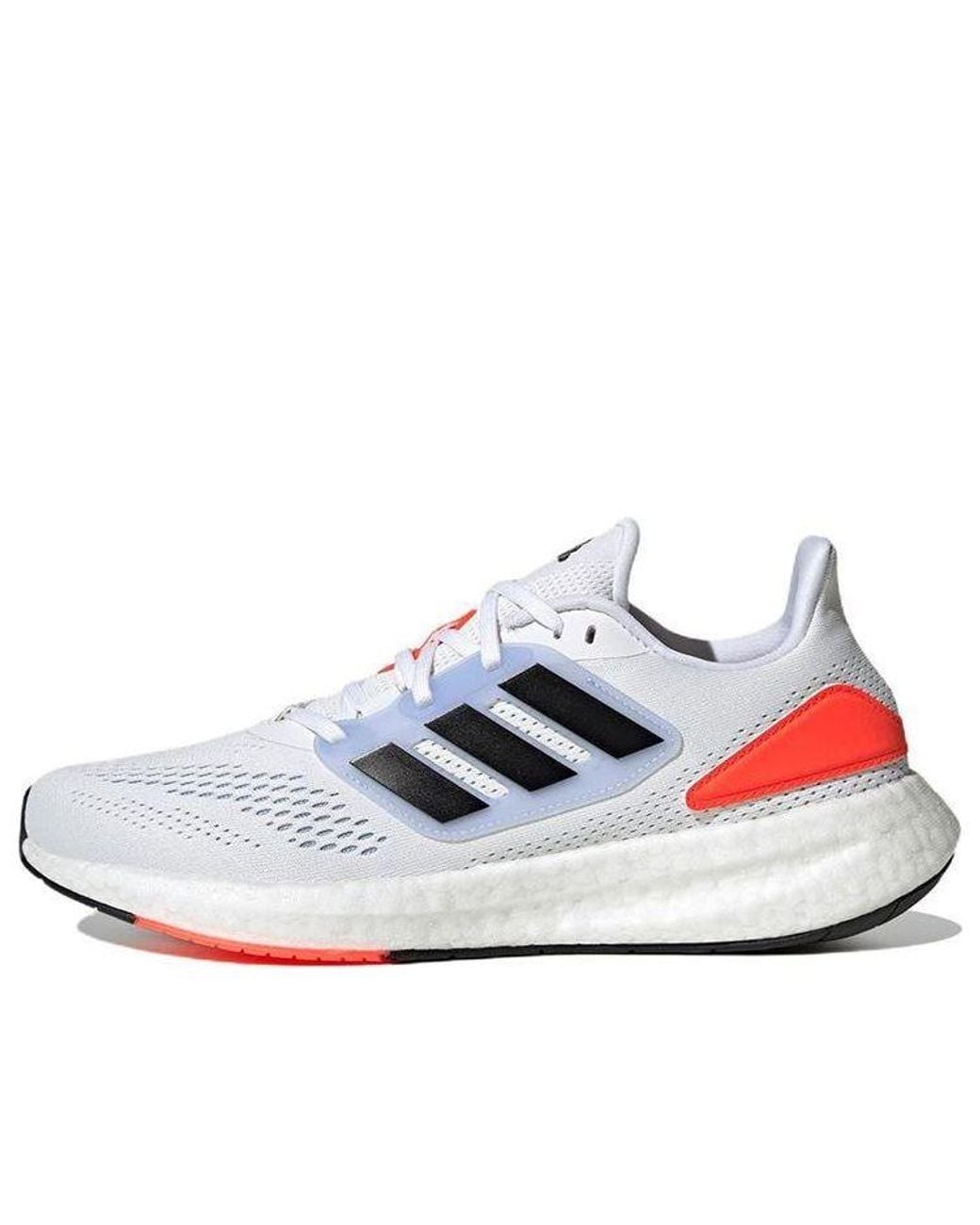 Adidas White Pure Boost 22 Shoes Dawn Solar' for men