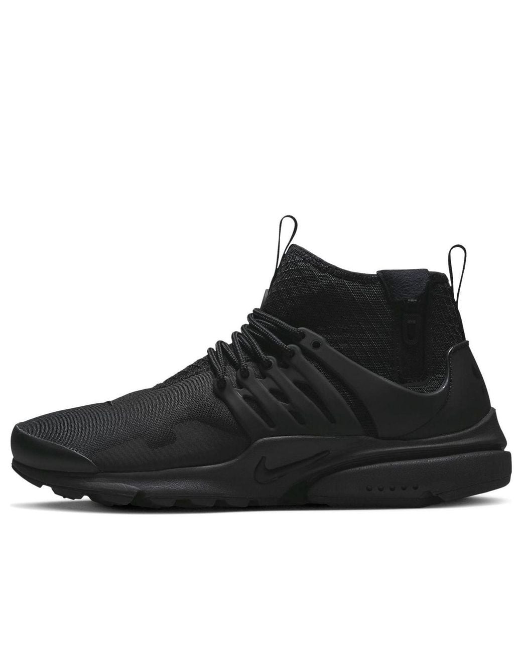 Nike Black Air Presto Mid Utility 'Triple' for men