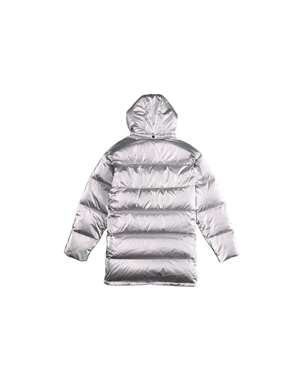 Adidas Metallic Originals Metal Dwn Jkt Stay Warm Diagonal Zipper Sports Hooded Down Jacket for men