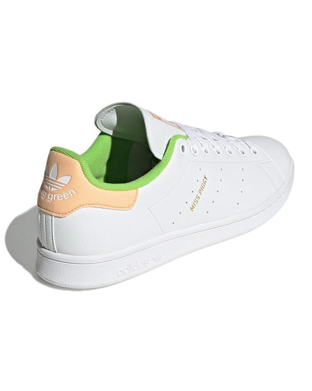 Adidas White Disney X Stan Smith 'Miss Piggy & Kermit' for men