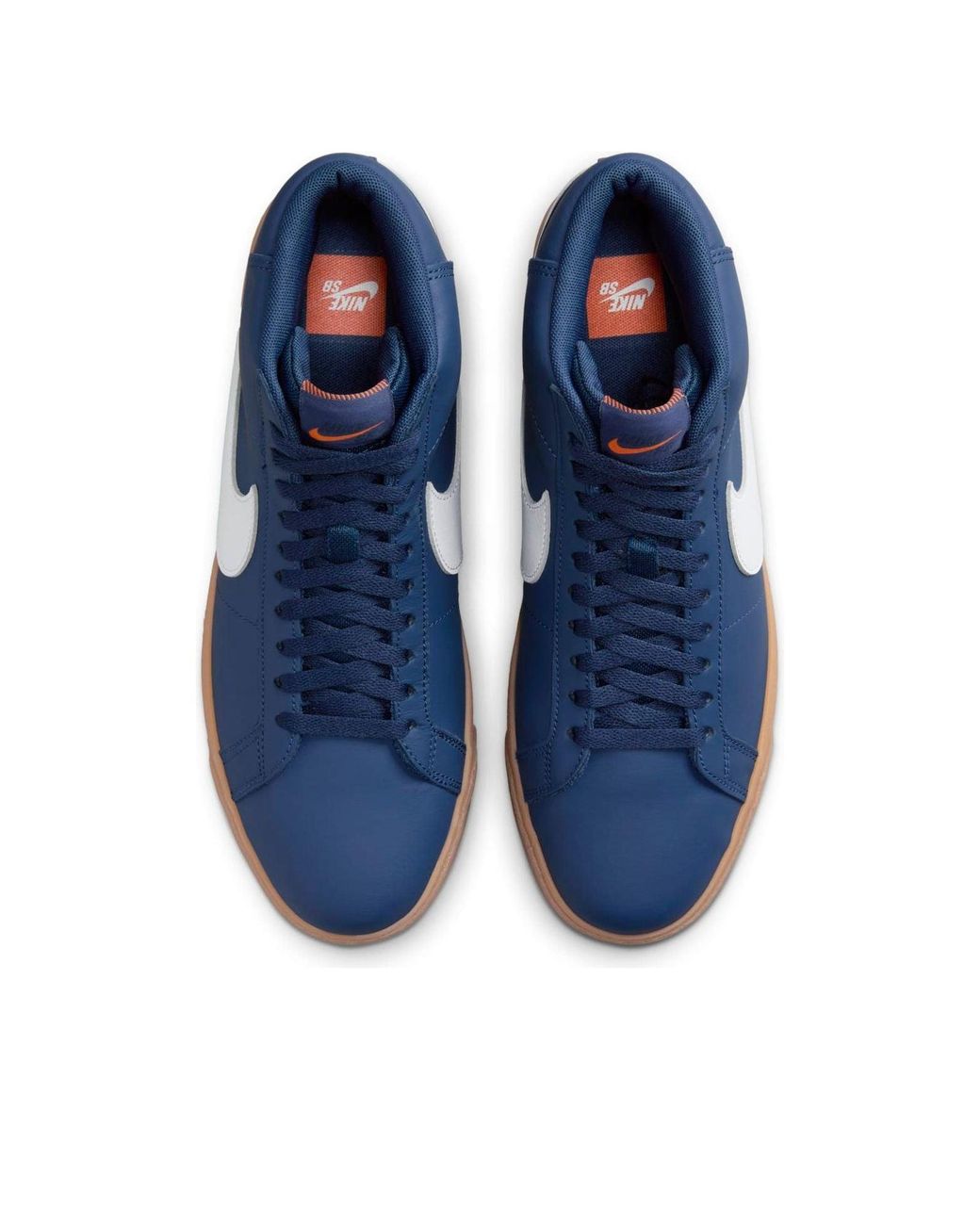 Nike Blue Sb Zoom Blazer Mid Gum' for men